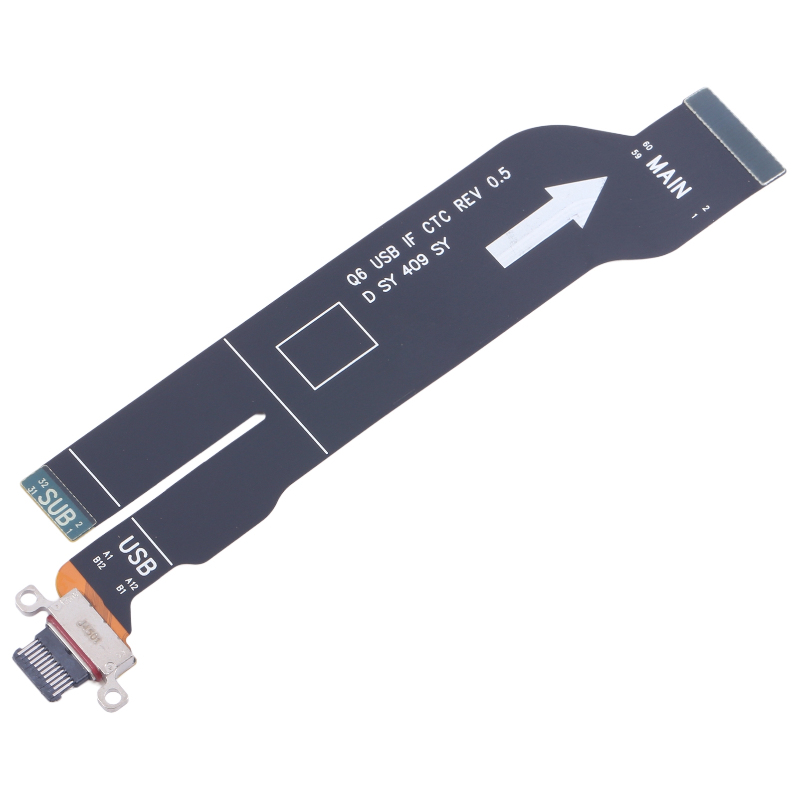 Samsung Galaxy Z Fold6 Charging Port Flex Cable Replacement - Image 2