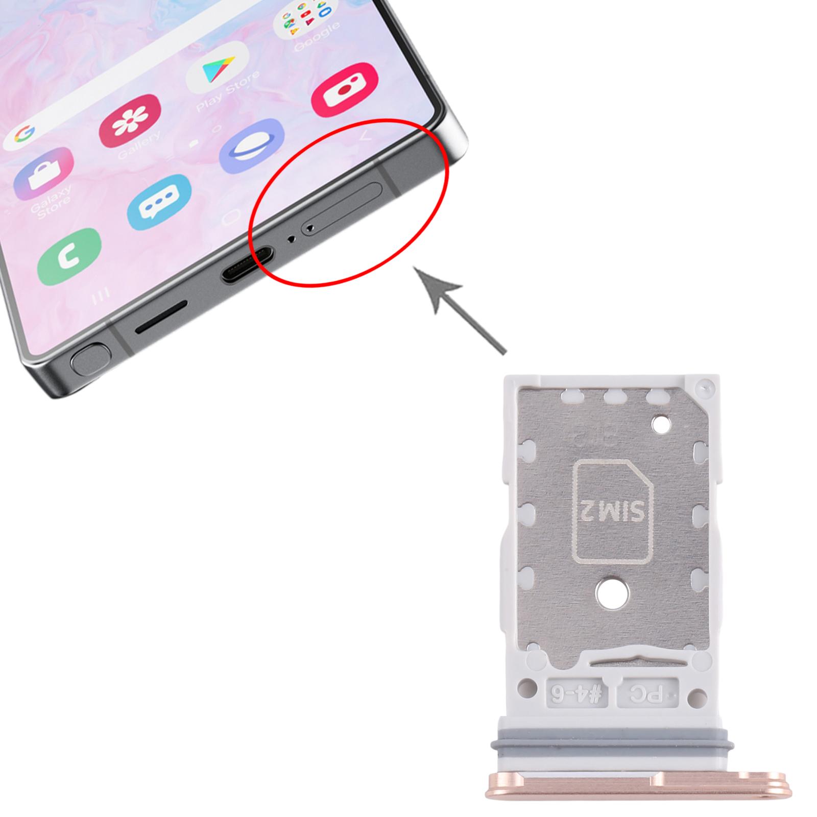 Samsung Galaxy S25 S931 Orange SIM Card Tray Replacement - Image 3