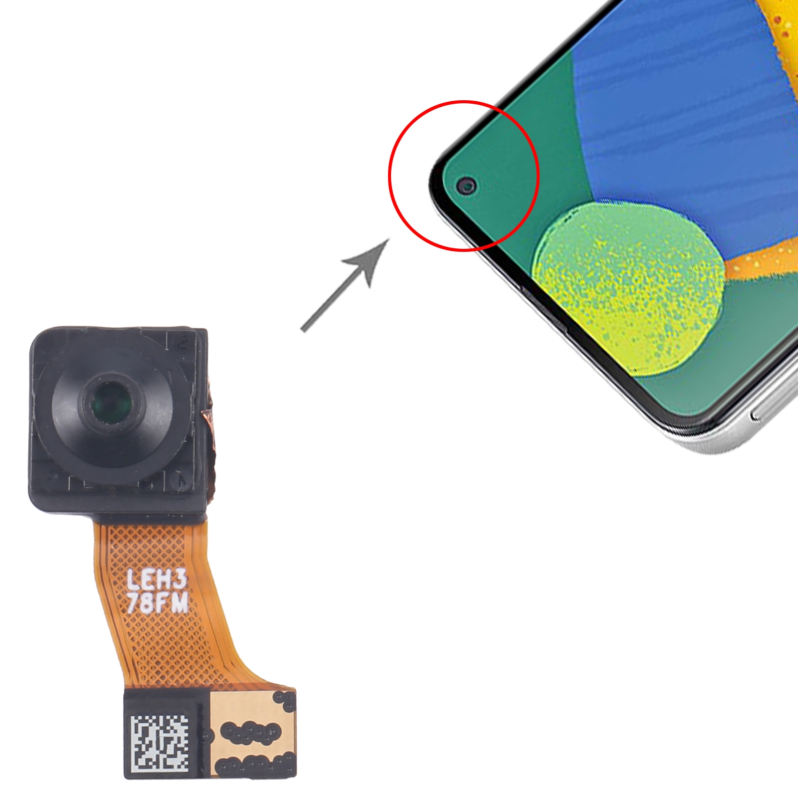 Samsung Galaxy F52 5G Front Camera Replacement - Image 5