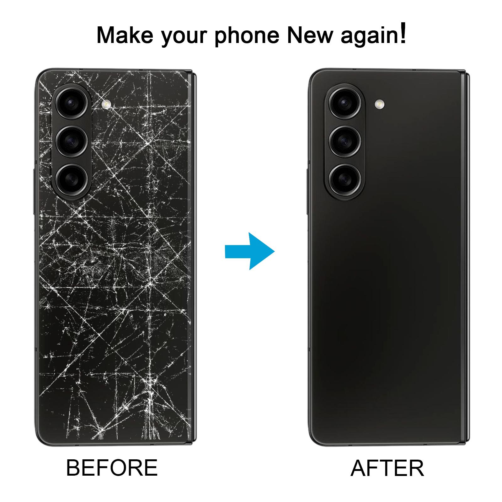 Samsung Galaxy Z Fold5 White Back Cover Replacement - Image 6