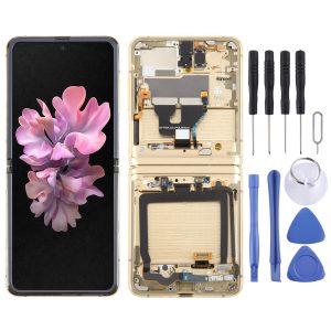Samsung Galaxy Z Flip F700 LCD screen assembly gold