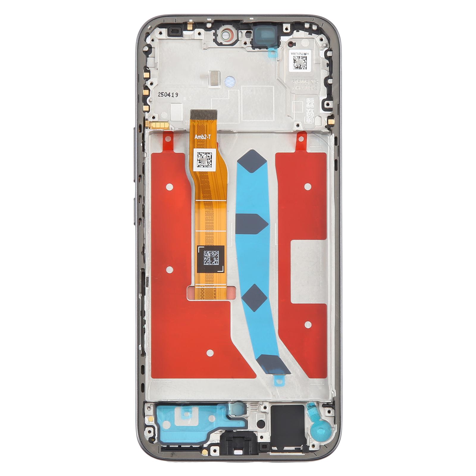 Honor 400 Lite Black LCD Screen Digitizer Frame Replacement - Image 2