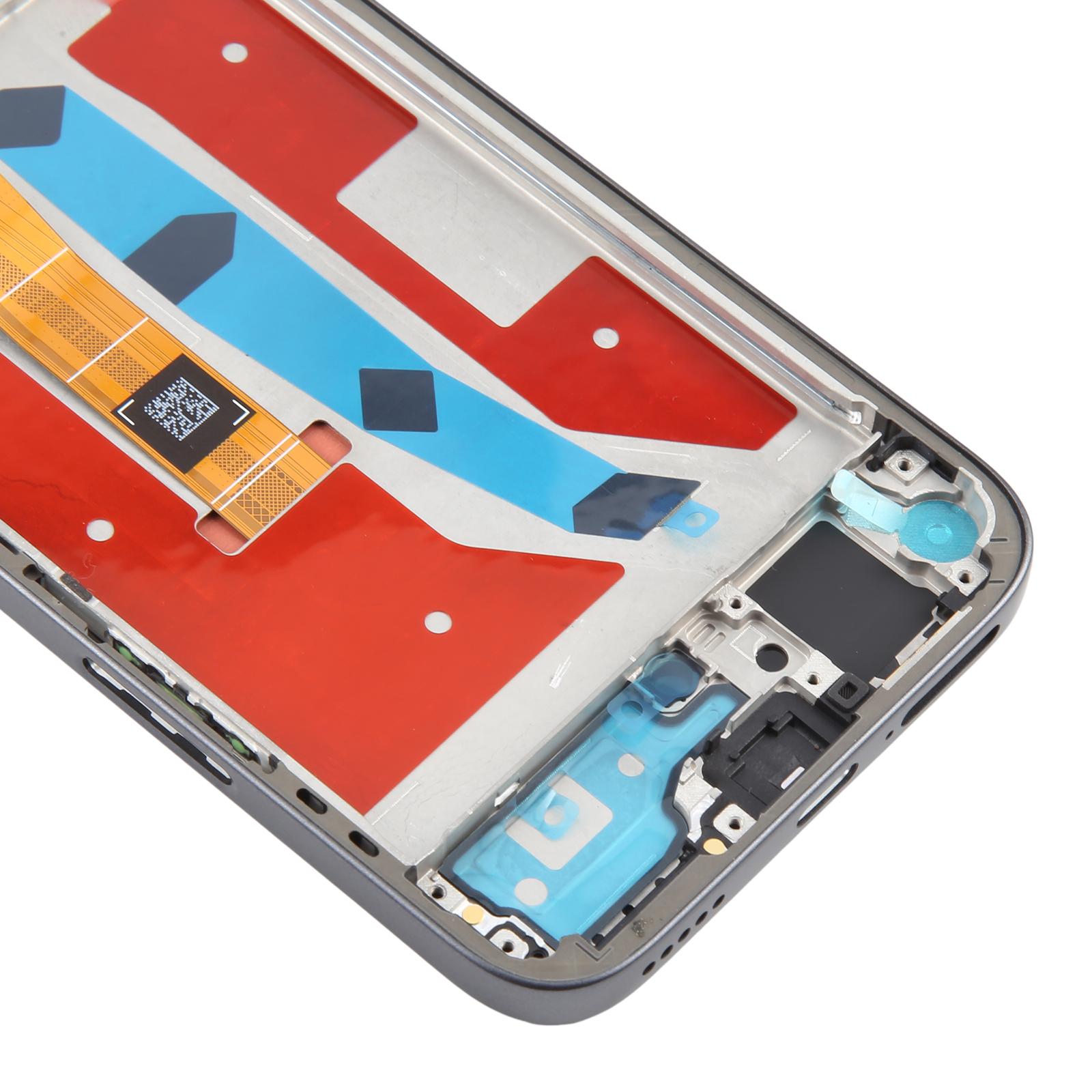 Honor 400 Lite Black LCD Screen Digitizer Frame Replacement - Image 3