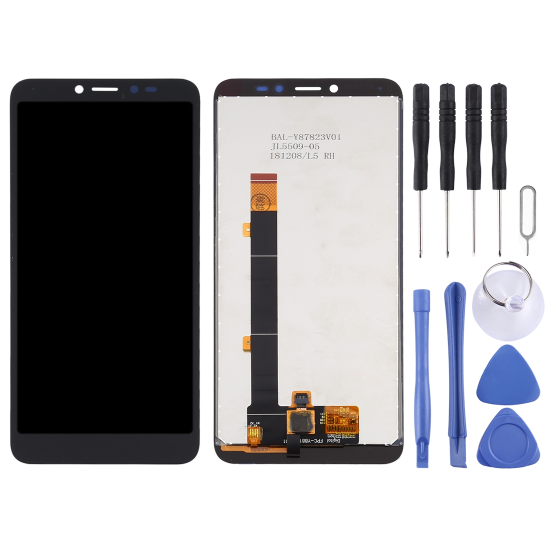 Alcatel 1V 2019 LCD screen replacement black