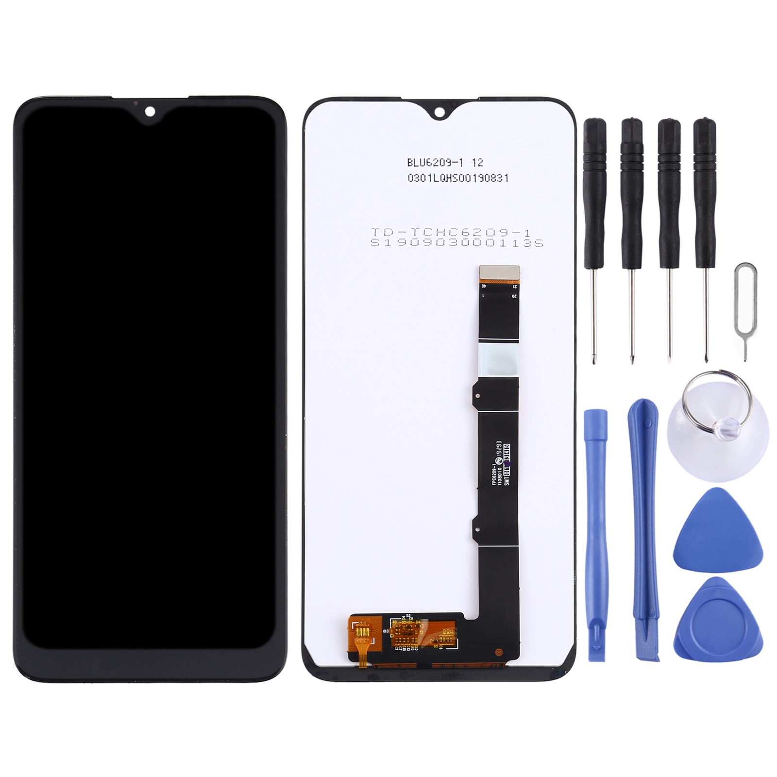 Alcatel 1S 2020 OT-5028 LCD screen replacement black