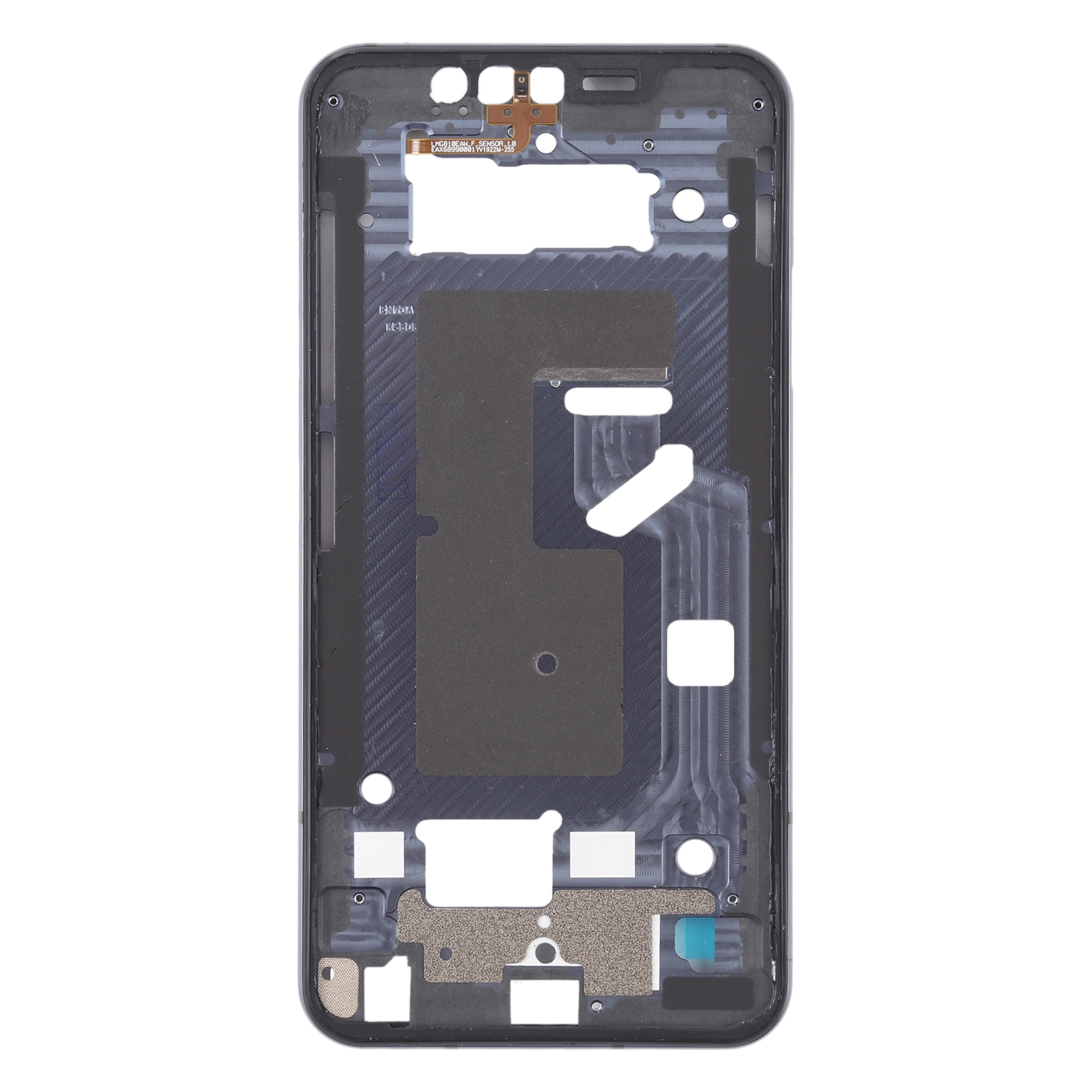 LG G8s ThinQ Black Front Housing LCD Frame Bezel Plate Replacement - Image 2