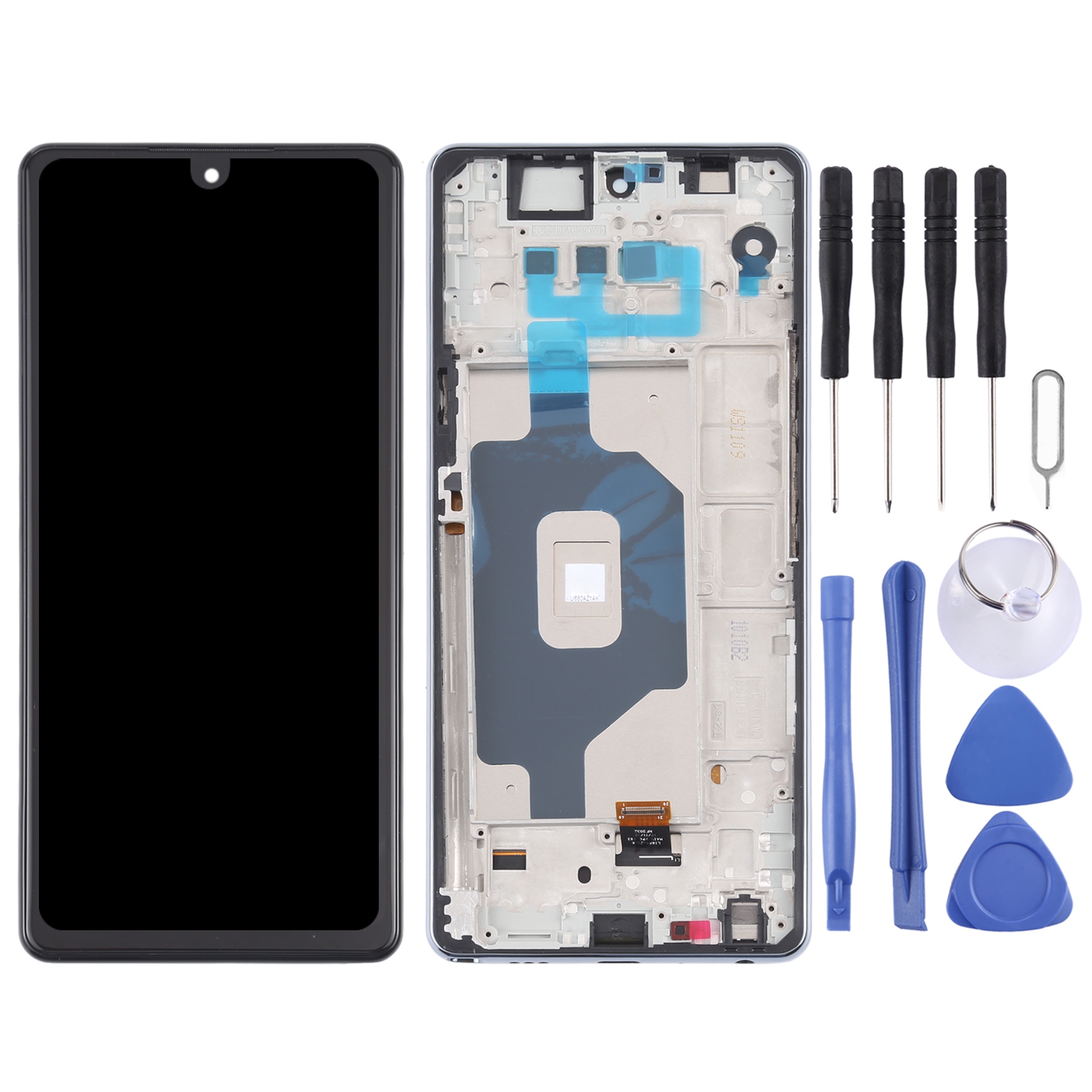 LG Stylo 6 LCD screen replacement black