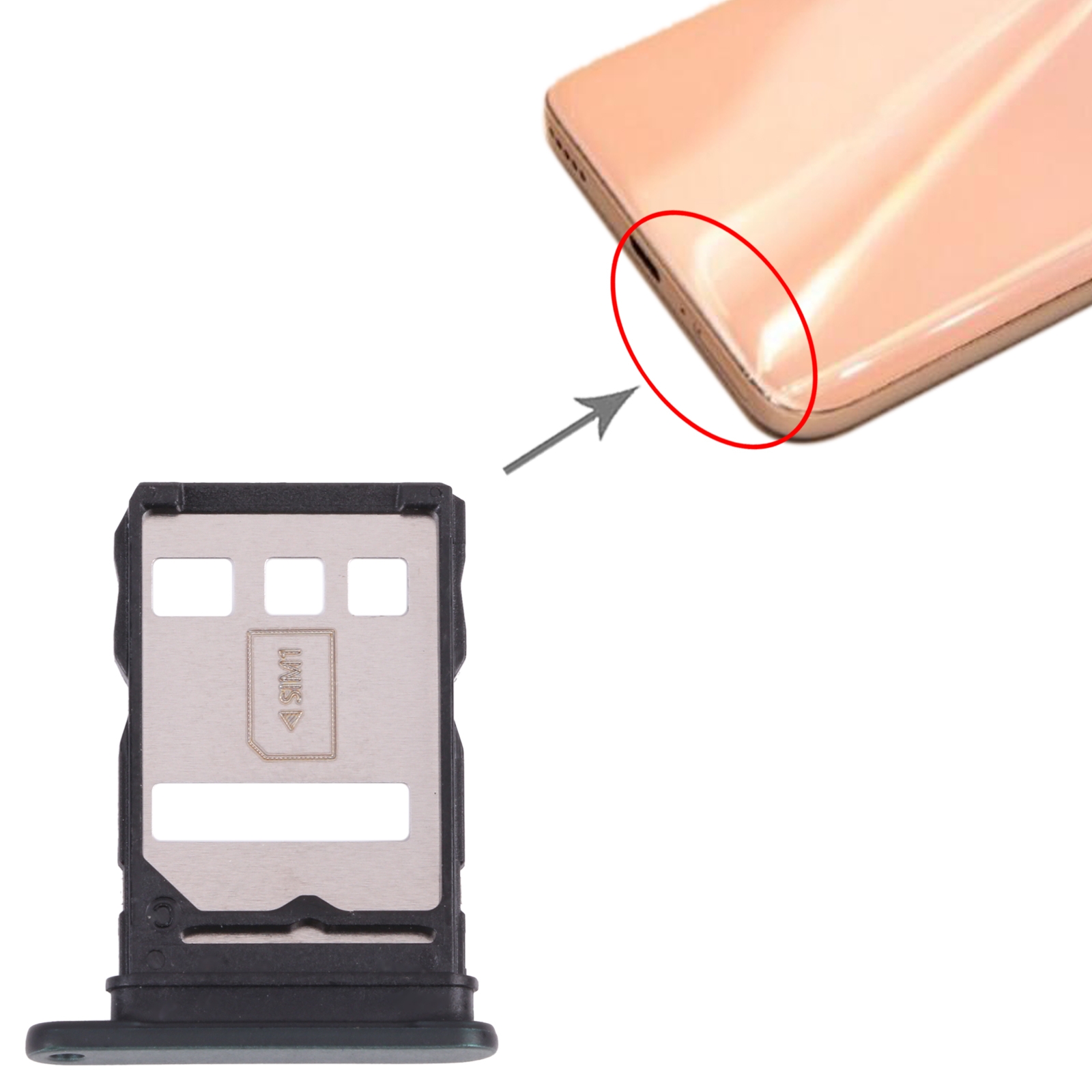 Honor X20 SE Green SIM Card Tray Replacement - Image 3