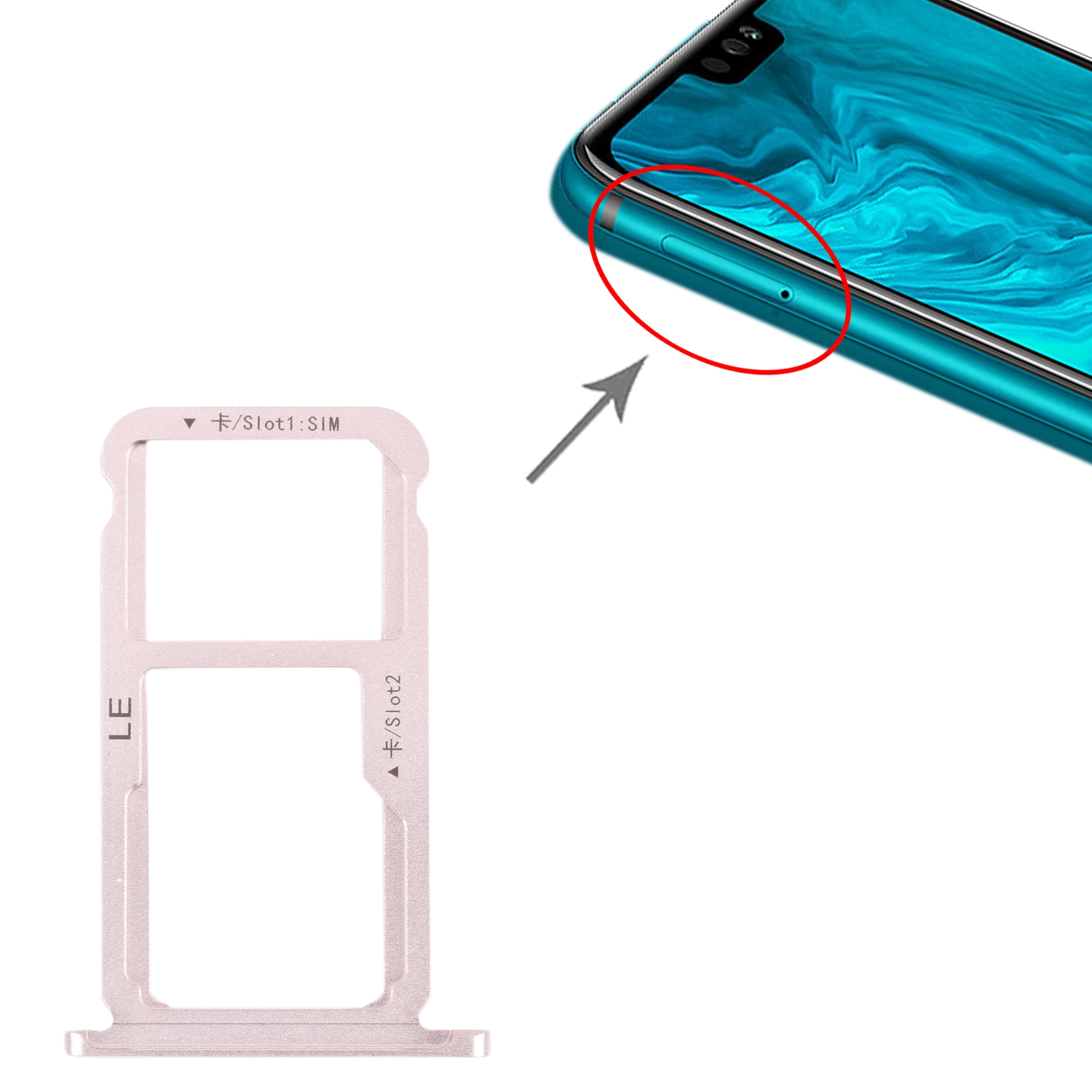 Honor 9X Lite Gold SIM Card Tray Replacement - Image 3