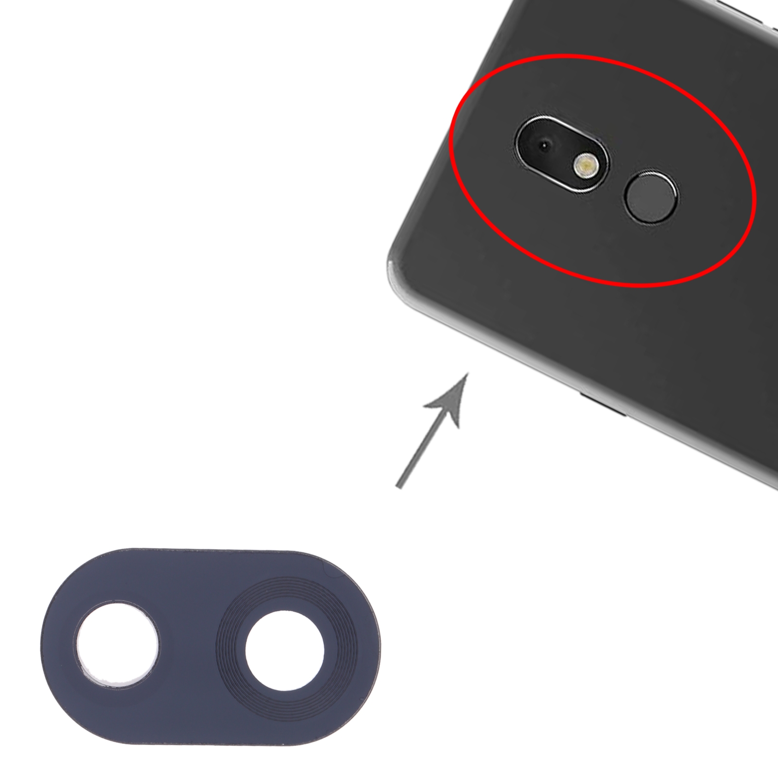 LG Stylo 5 LM-Q720 Back Camera Lens Replacement - Image 3