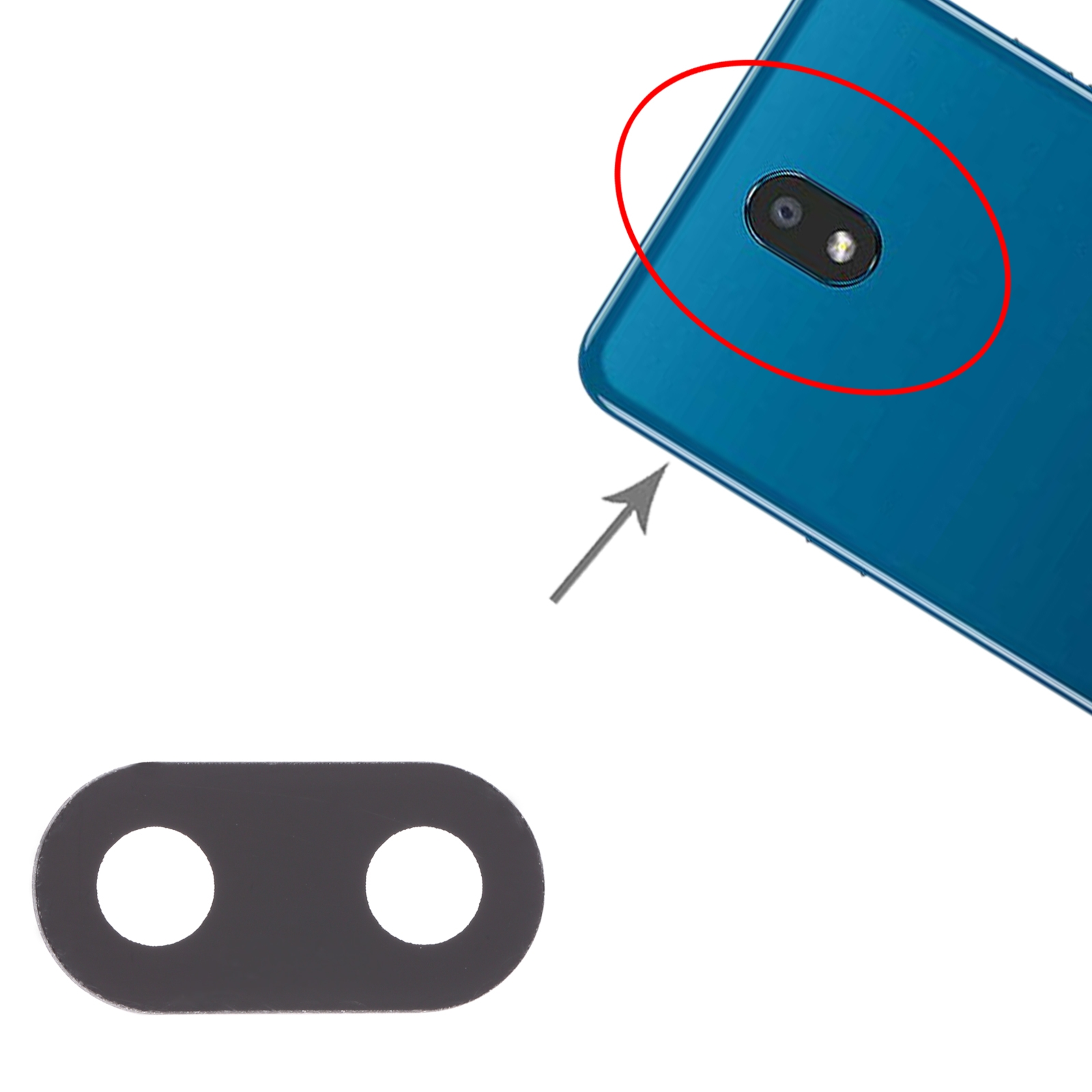 LG K30 2019 Back Camera Lens Replacement - Image 3