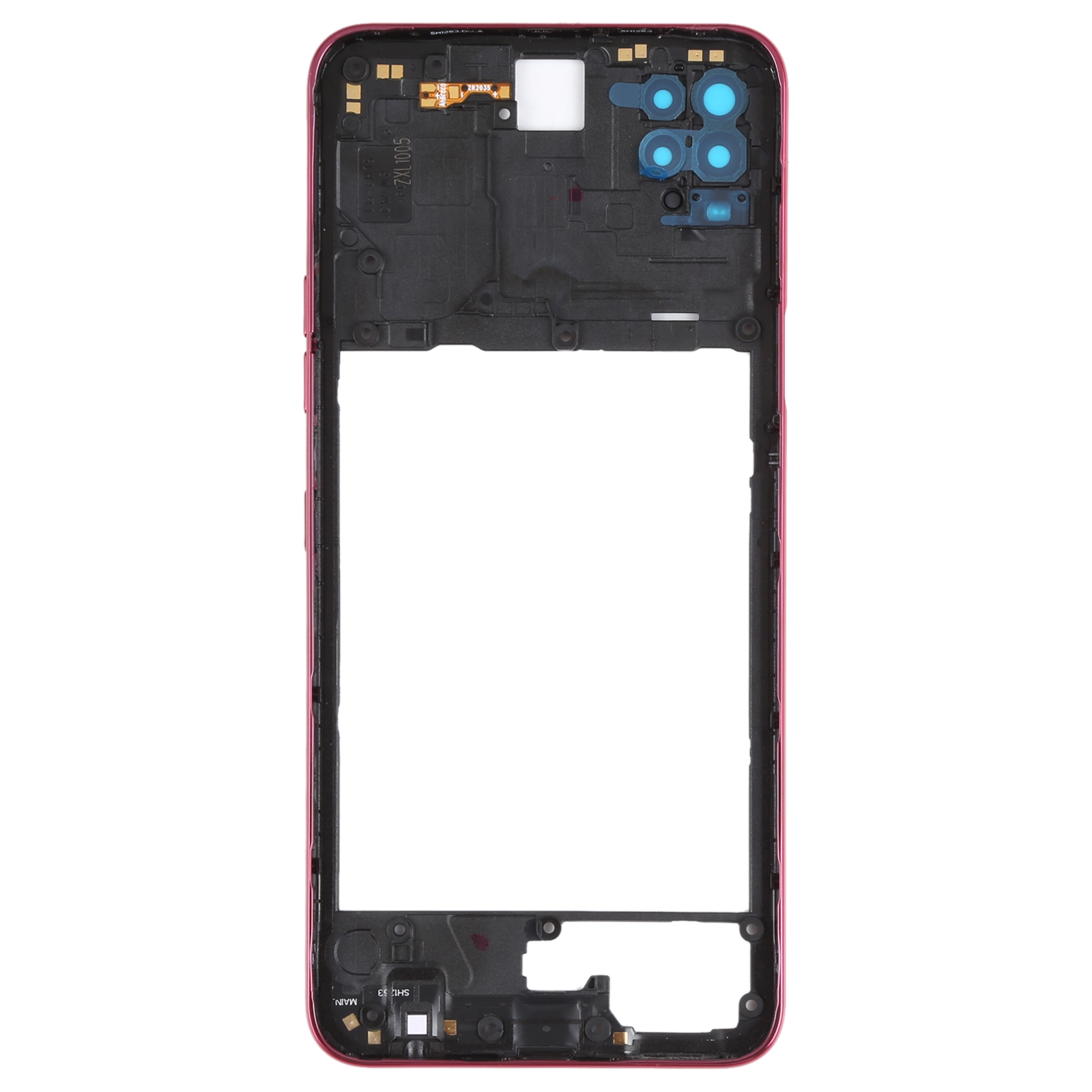 LG K42 Red Middle Frame Bezel Plate Replacement - Image 2