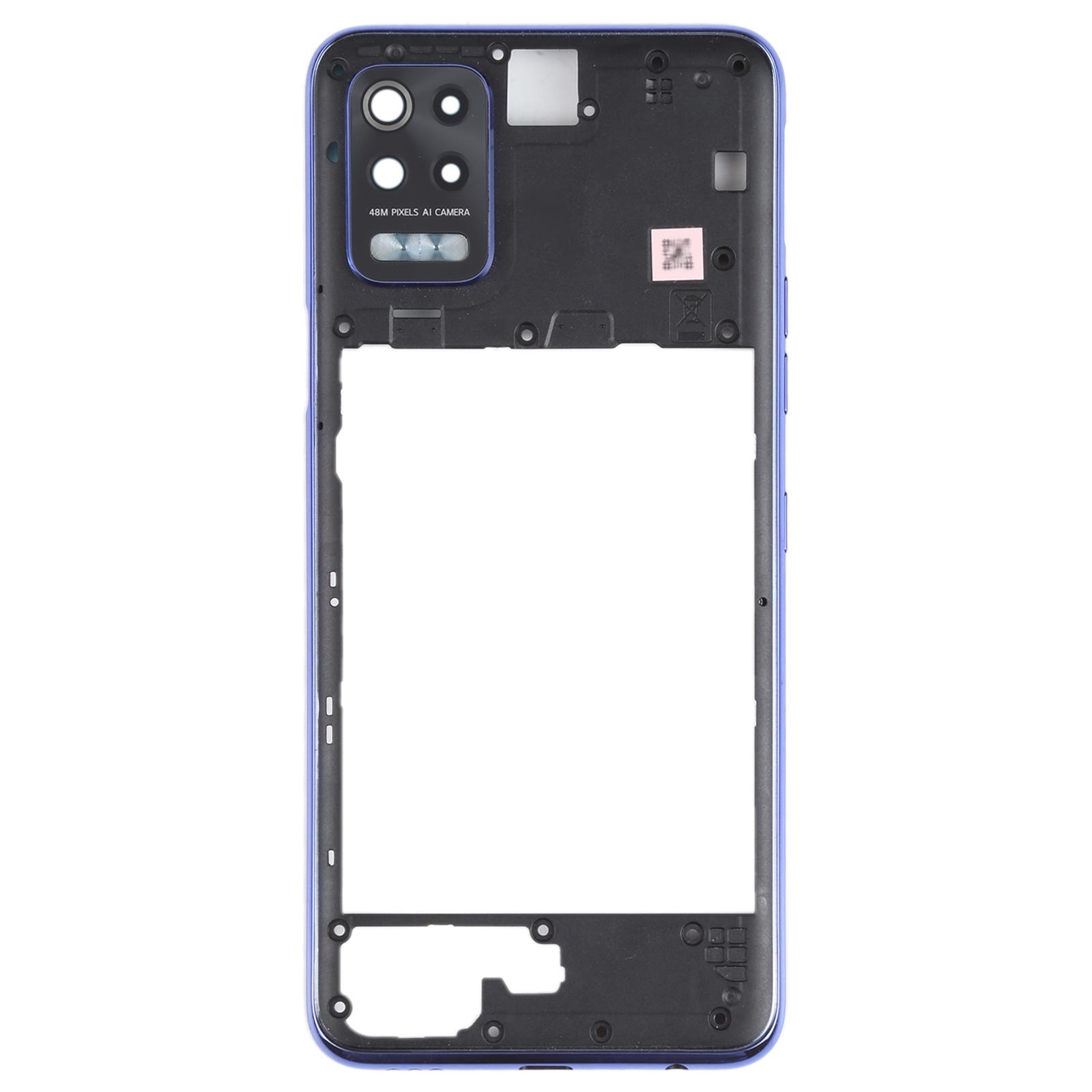 LG Q52 K62 blue middle frame bezel replacement