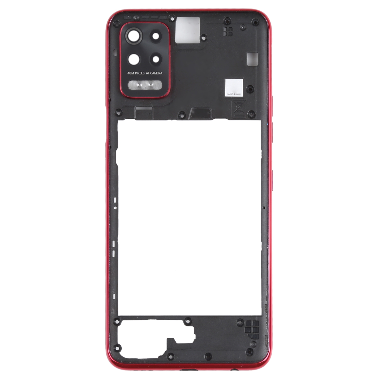 LG Q52 K62 red middle frame bezel replacement