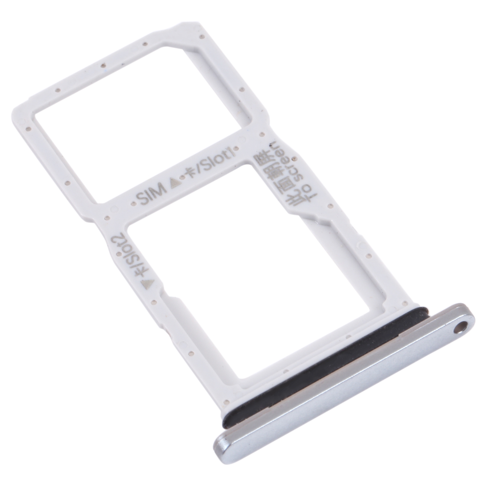 Honor 9X silver SIM card tray replacement