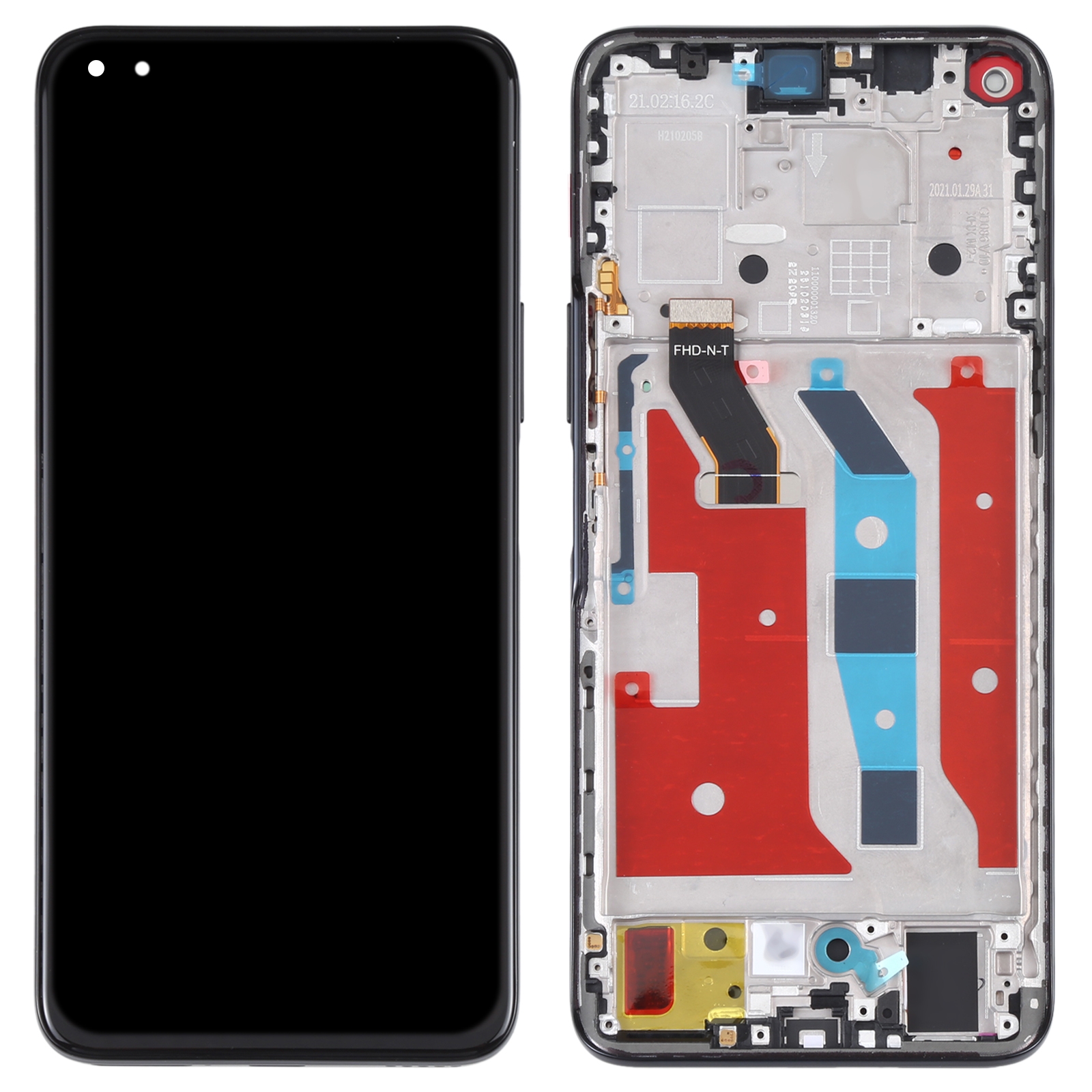 Honor X20 LCD screen replacement black