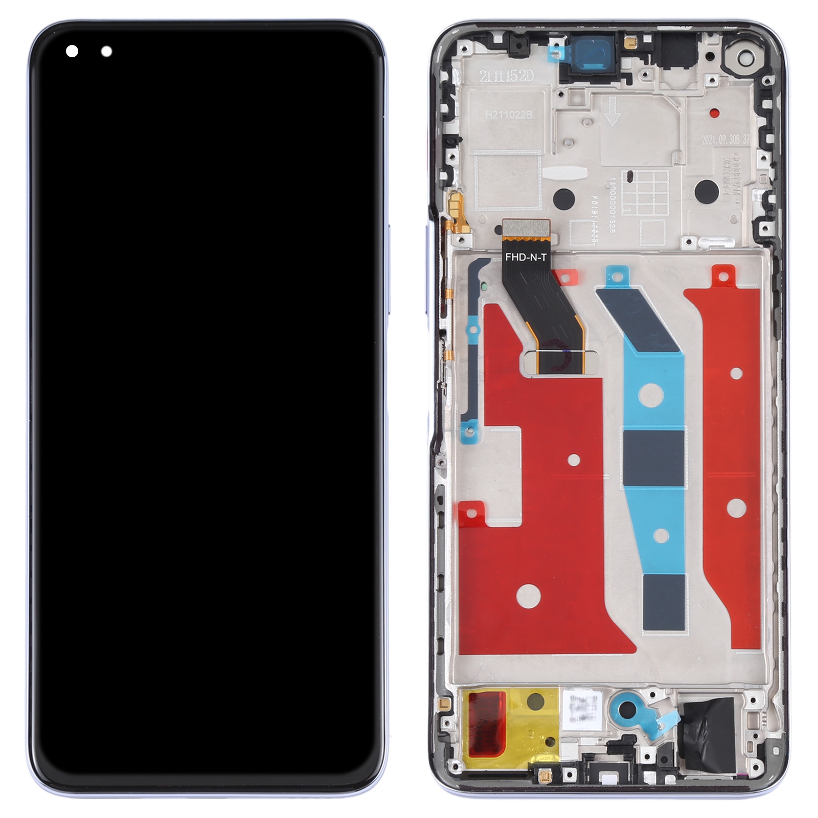Honor X20 LCD screen replacement purple