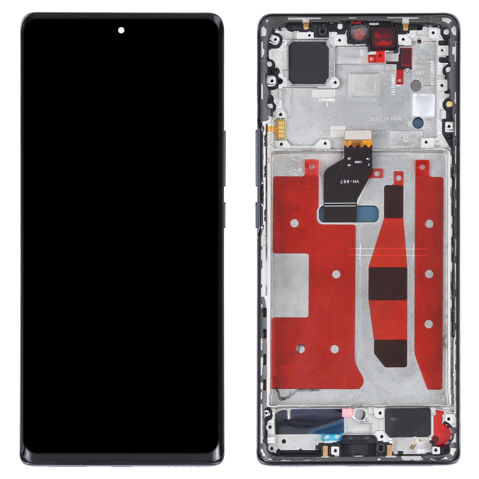 Honor 60 screen replacement black