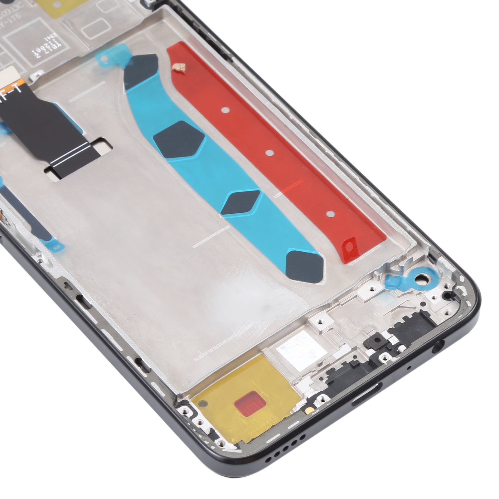 Honor X8 Black LCD Screen Replacement with Frame - Image 2