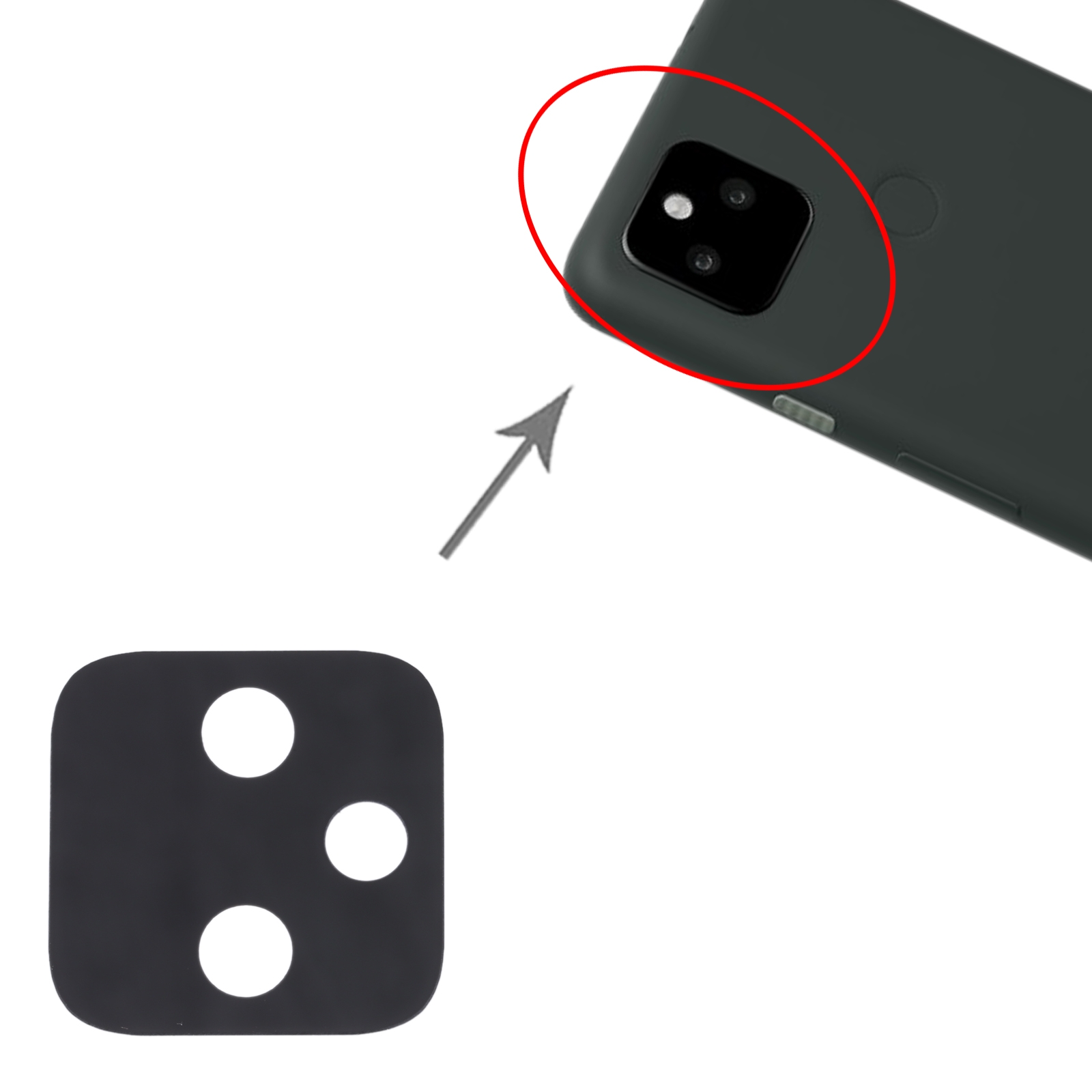 Google Pixel 5a Back Camera Lens Replacement - Image 3