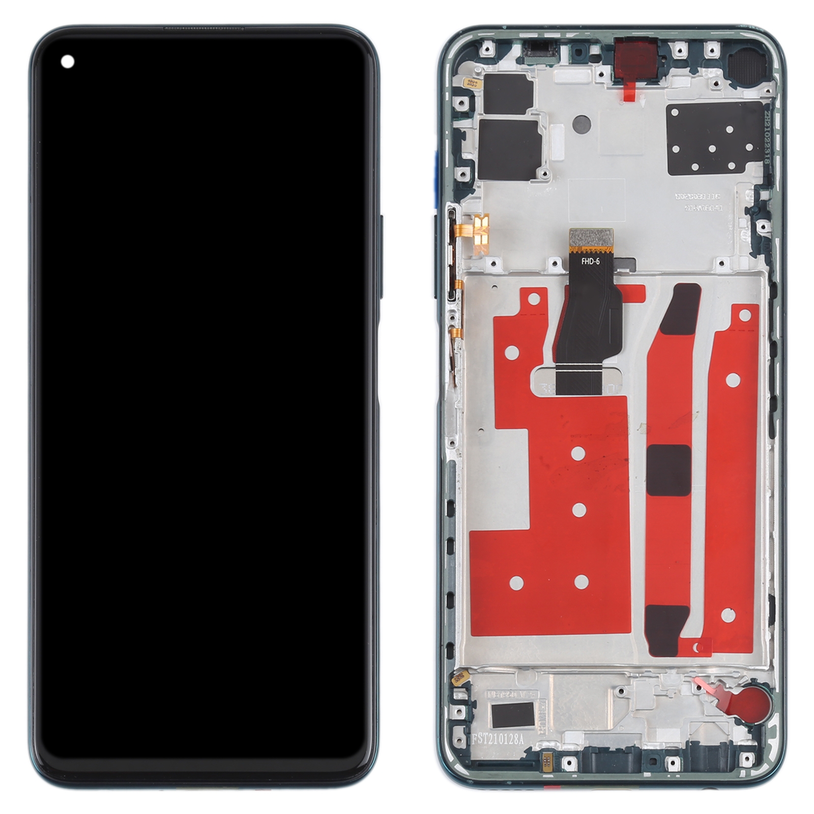 Huawei Nova 7 SE LCD screen replacement green