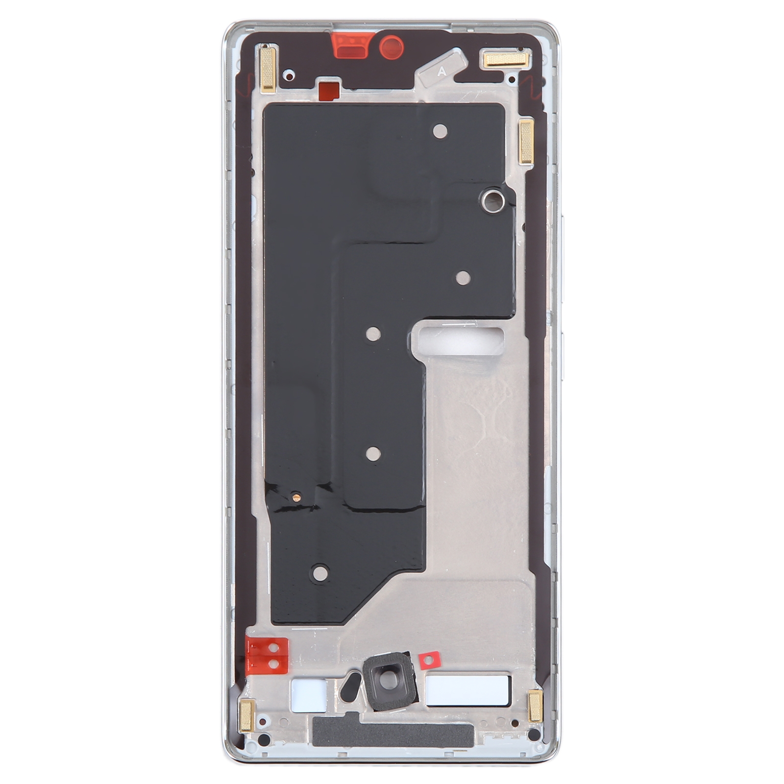 Honor 80 Silver Front Frame Bezel Plate Replacement - Image 2
