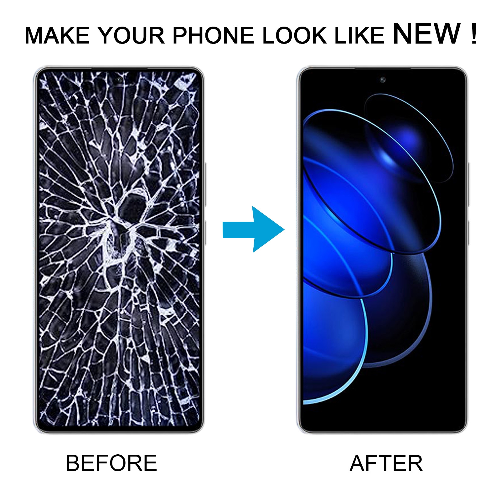Honor 80 GT Black LCD Screen Replacement - Image 5
