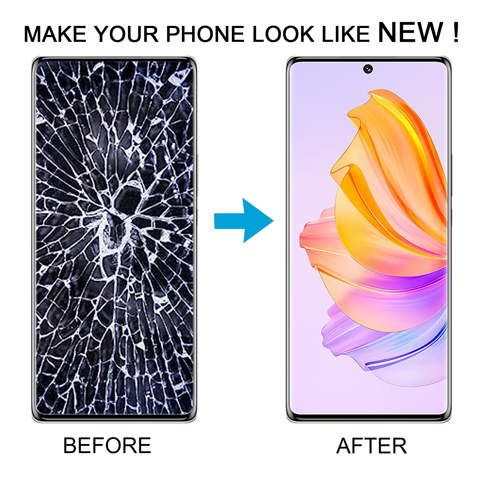 Honor 80 SE Blue LCD Screen Replacement - Image 5