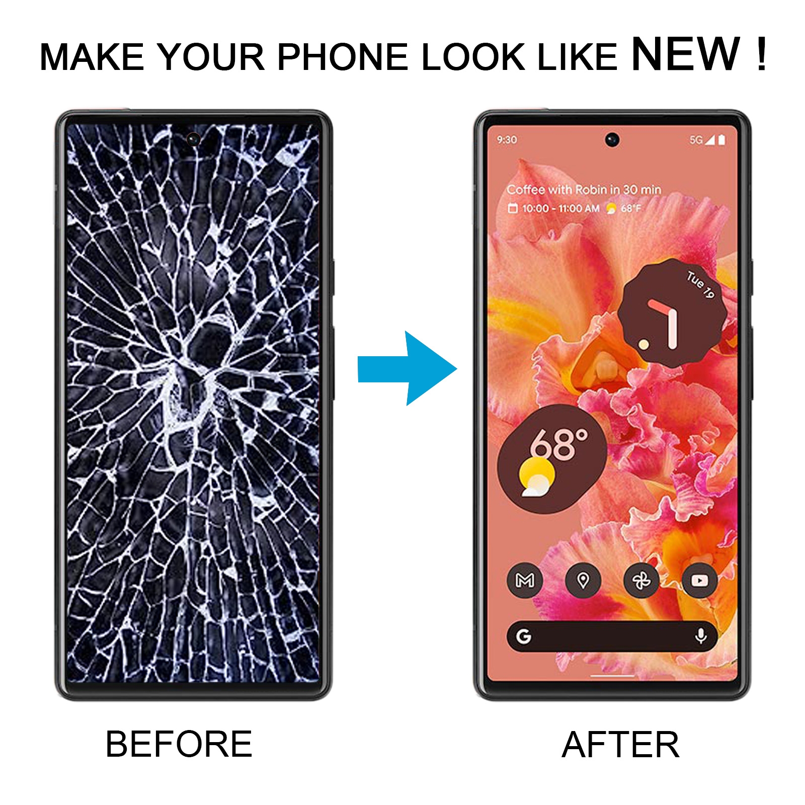 Google Pixel 6 GB7N6 G9S9B16 OLED Screen Replacement - Image 5