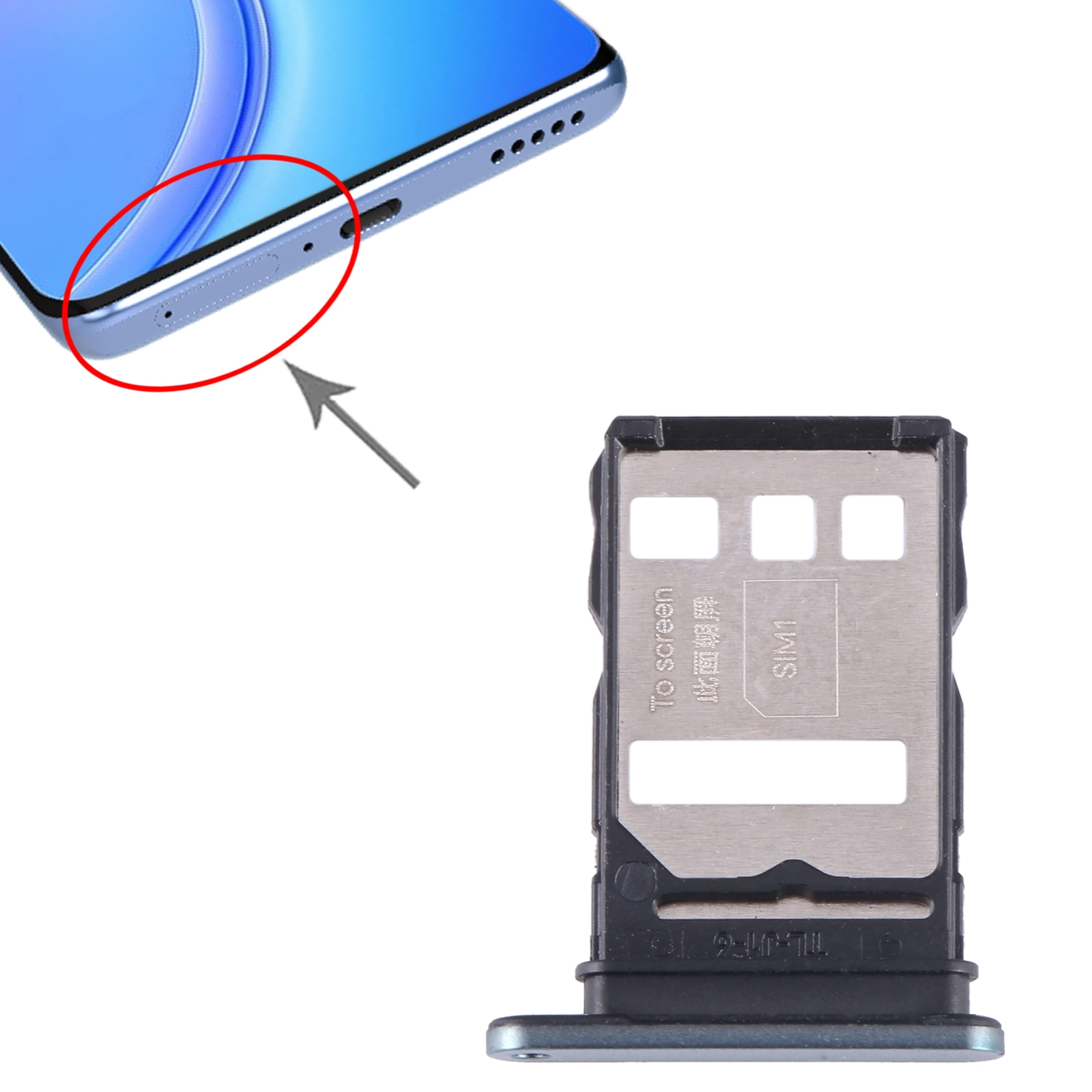 Honor 60 Green SIM Card Tray Replacement - Image 3