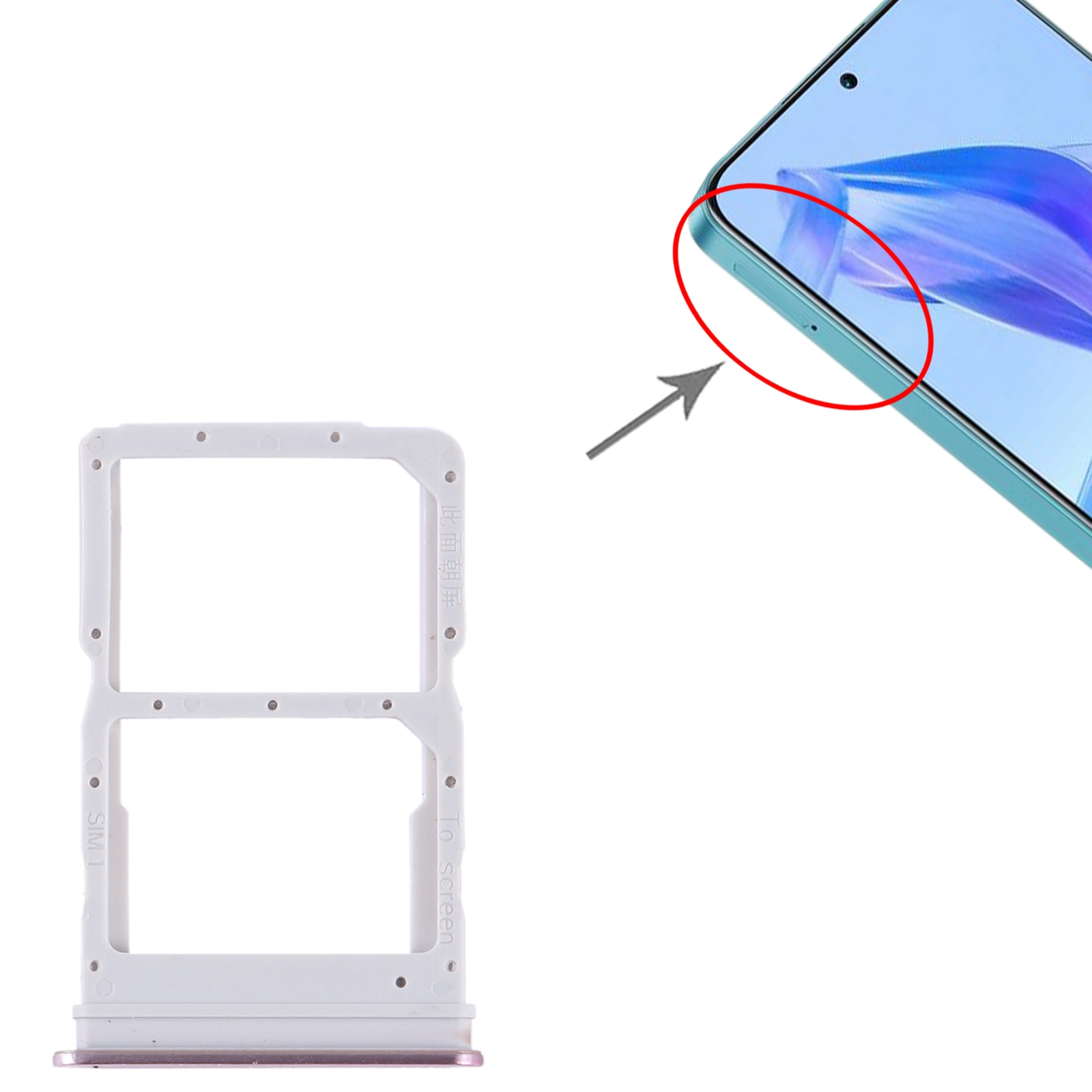 Honor 90 Lite Gold SIM Card Tray Replacement - Image 3
