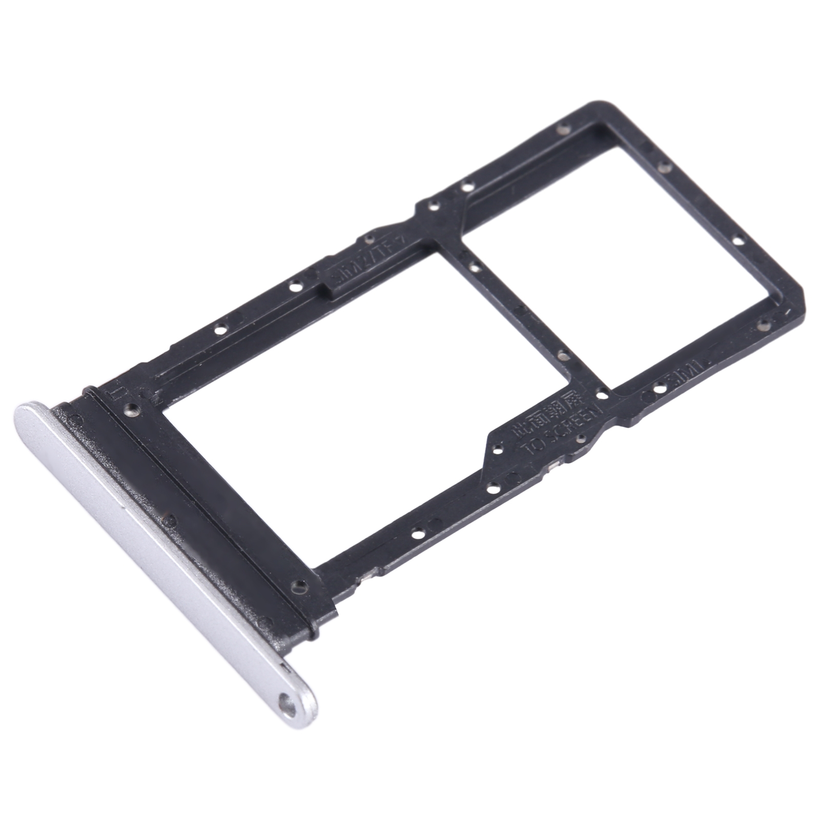 Honor X7a silver SIM card tray replacement