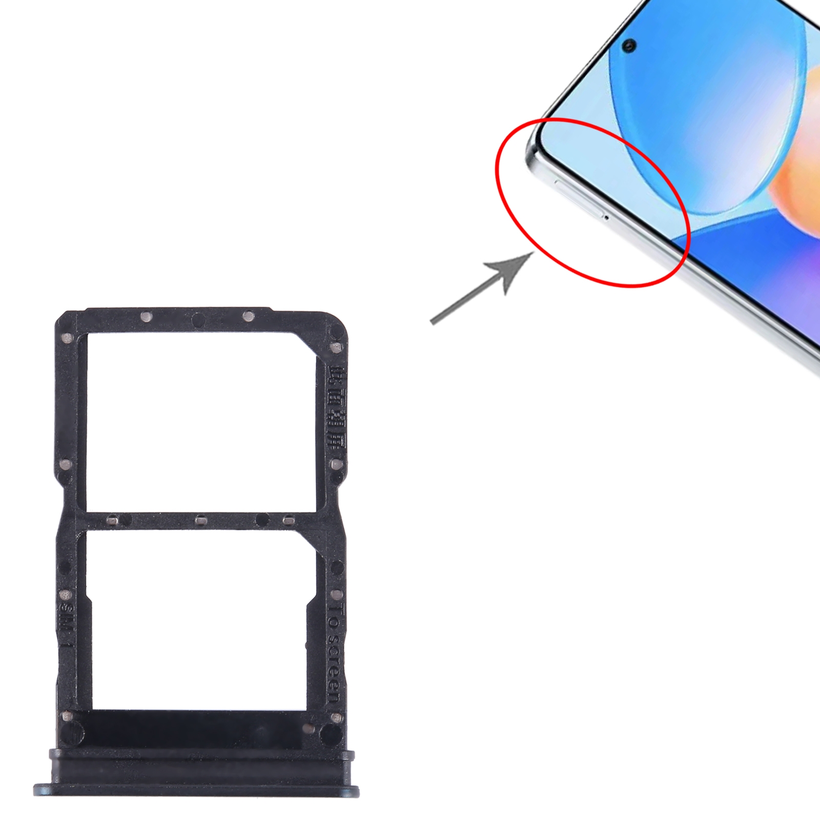 Honor X40i Green SIM Card Tray Replacement - Image 3