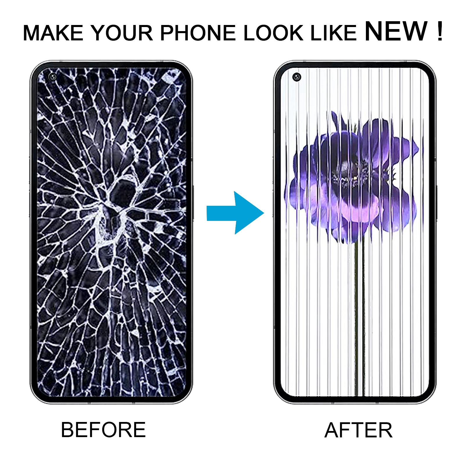 Nothing Phone 1 A063 Black LCD Screen Replacement - Image 5