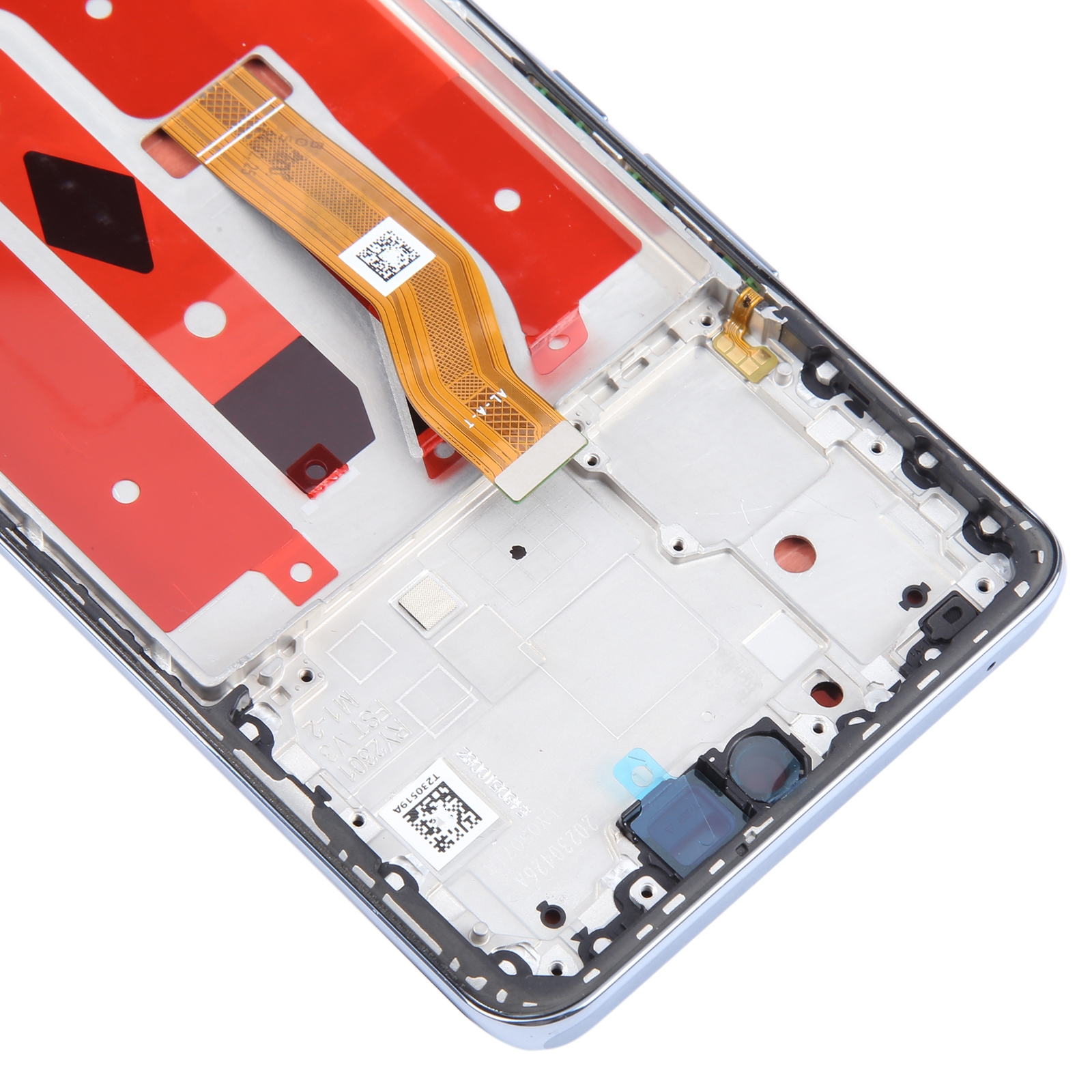 Honor X50 Silver LCD Screen Digitizer Assembly Replacement - Image 4