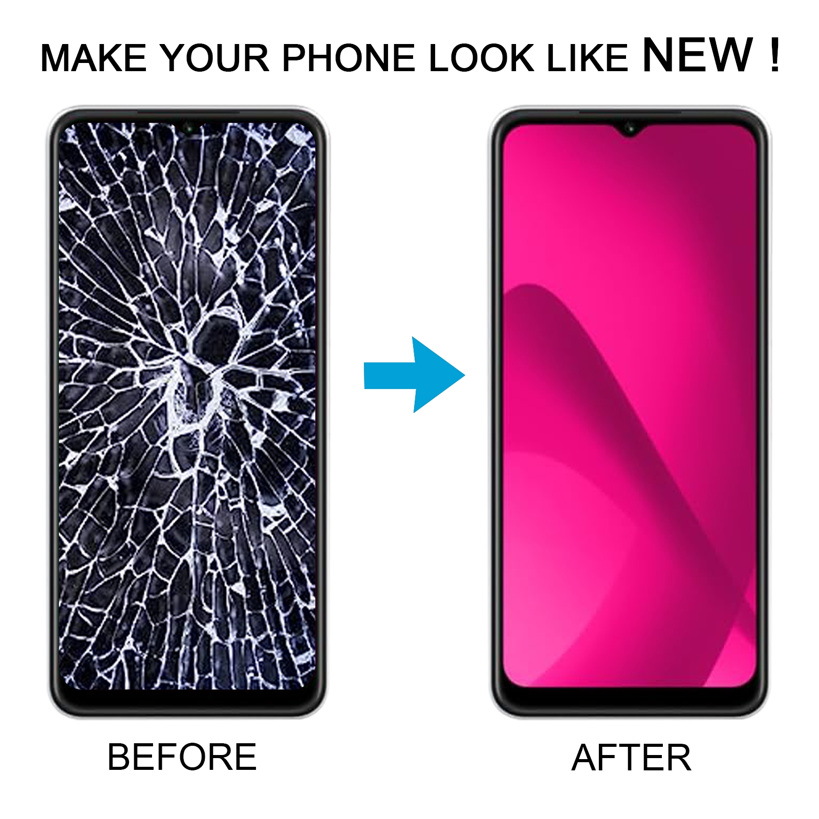 T-Mobile Revvl 7 5G Black LCD Screen Replacement - Image 5