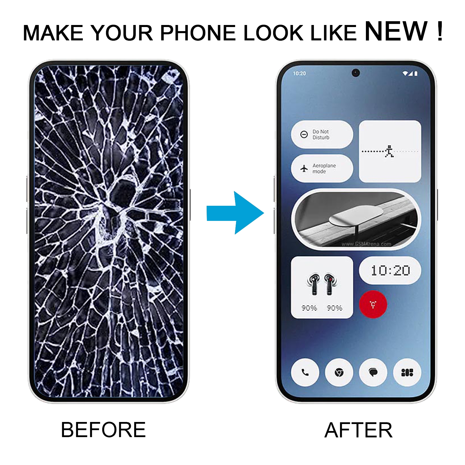 Nothing Phone 2A AMOLED Screen Replacement - Image 5