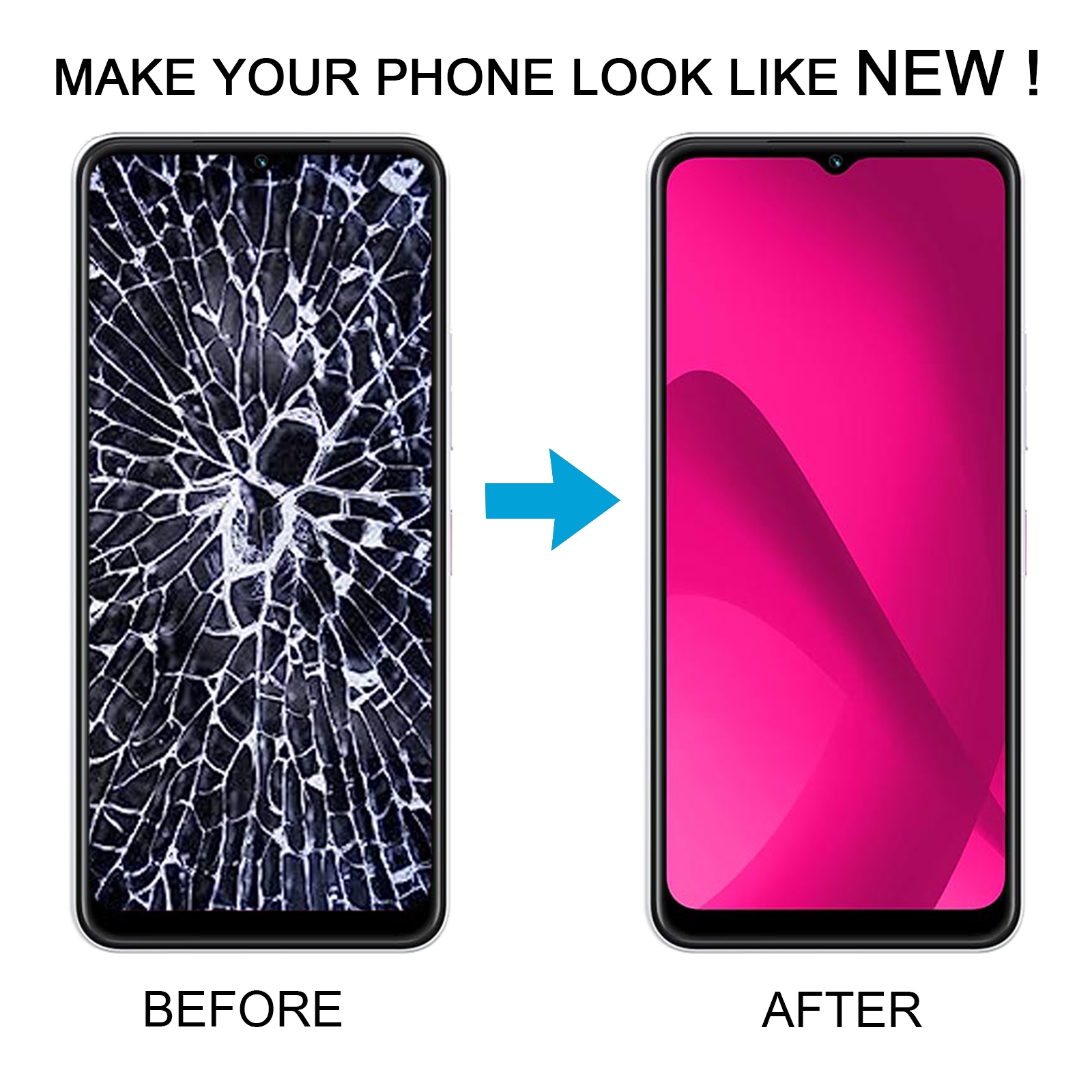 T-Mobile Revvl 7 5G Black LCD Screen Replacement - Image 5