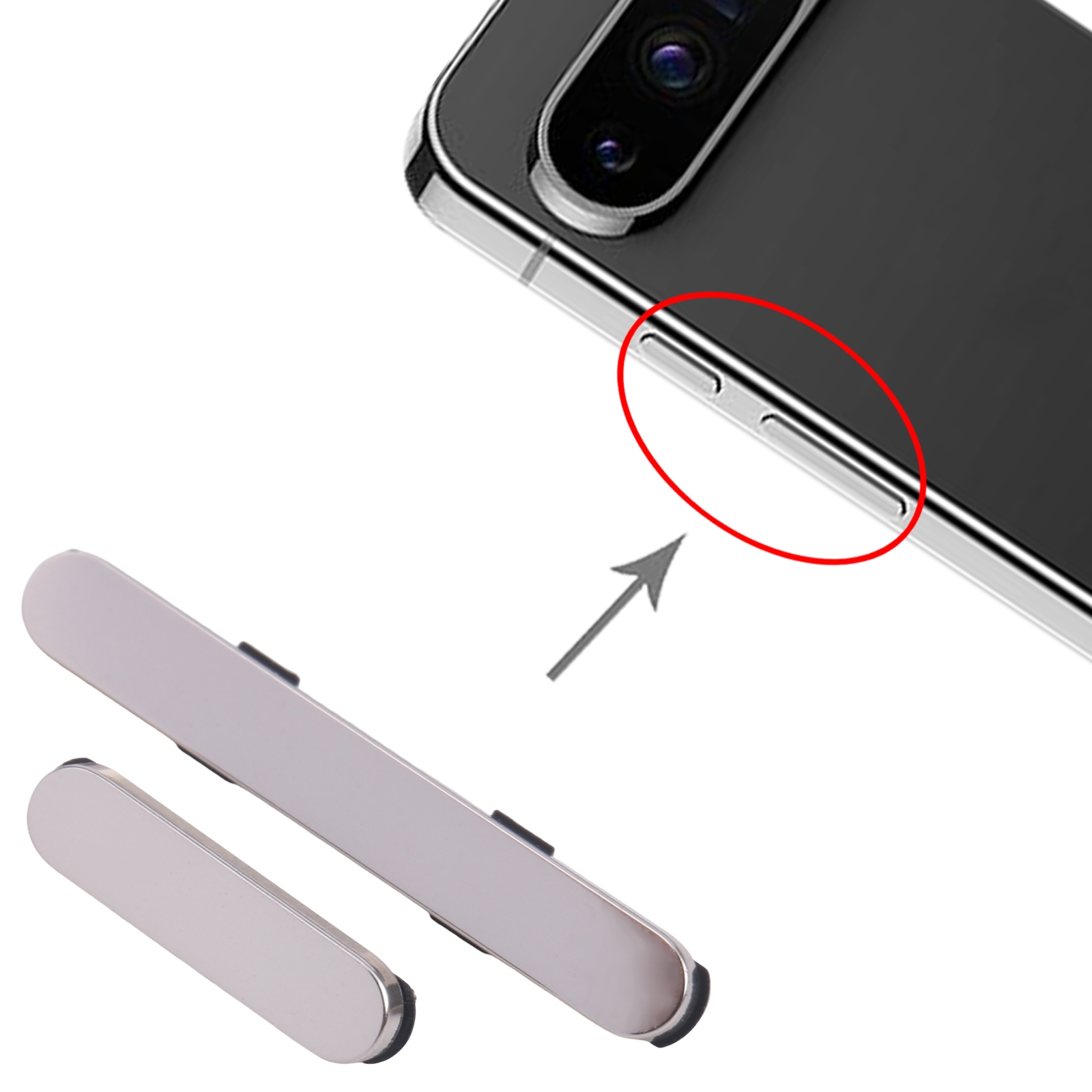 Google Pixel 9 Pro Beige Power Button Replacement - Image 3