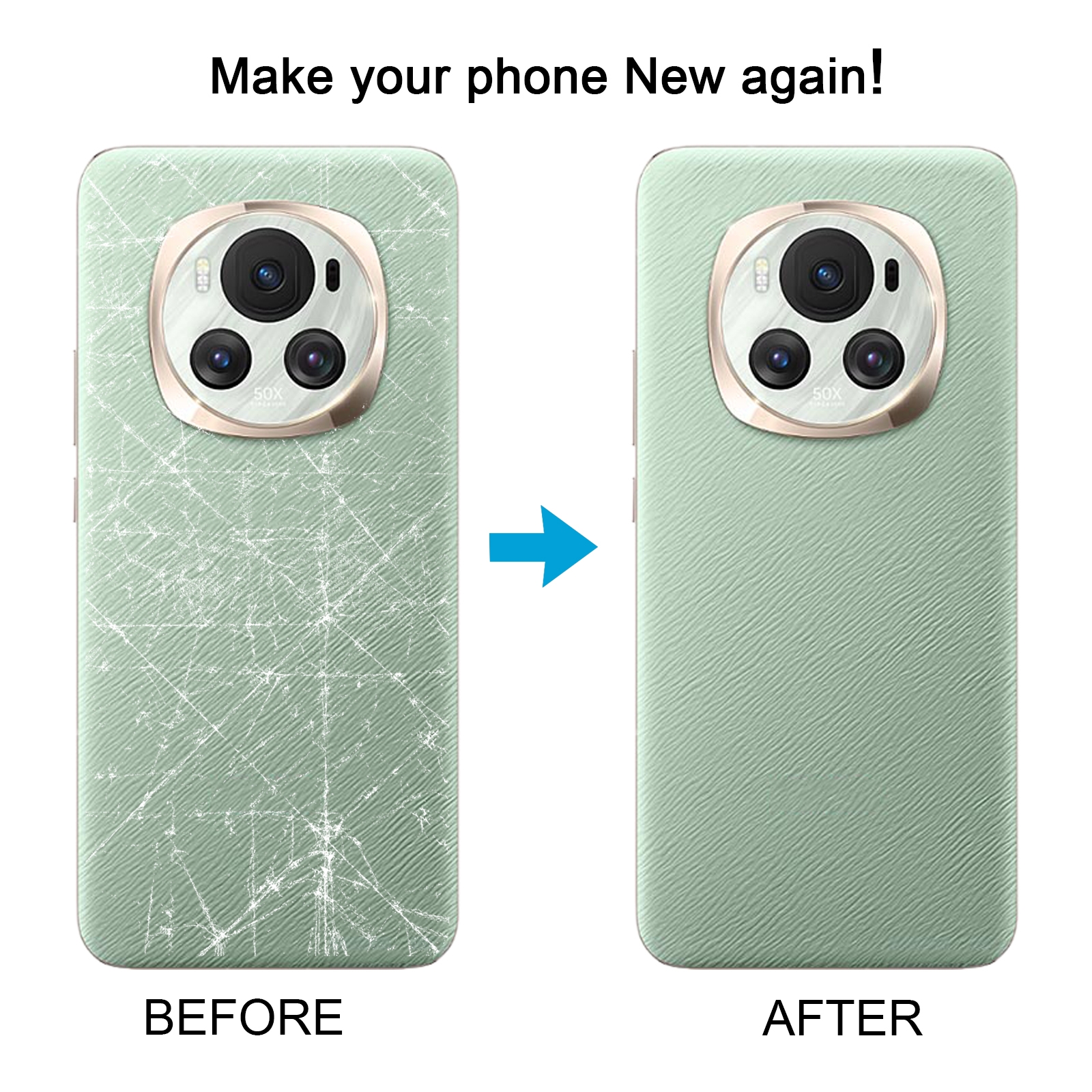 Honor Magic6 Black Back Cover Replacement - Image 5