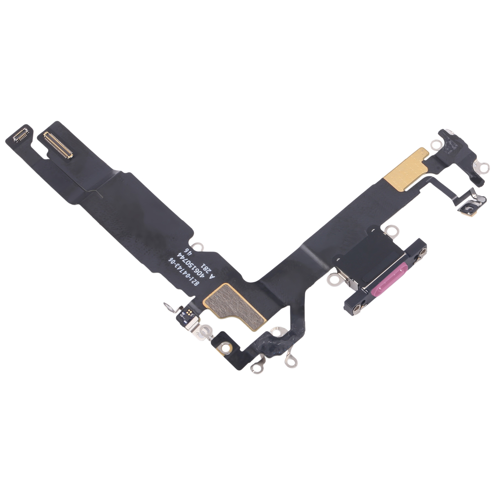 iPhone 16 Pink Charging Port Flex Cable Replacement - Image 2