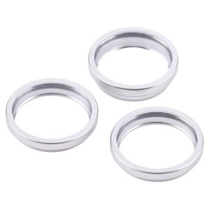iPhone 16 Pro Max silver camera lens protector ring