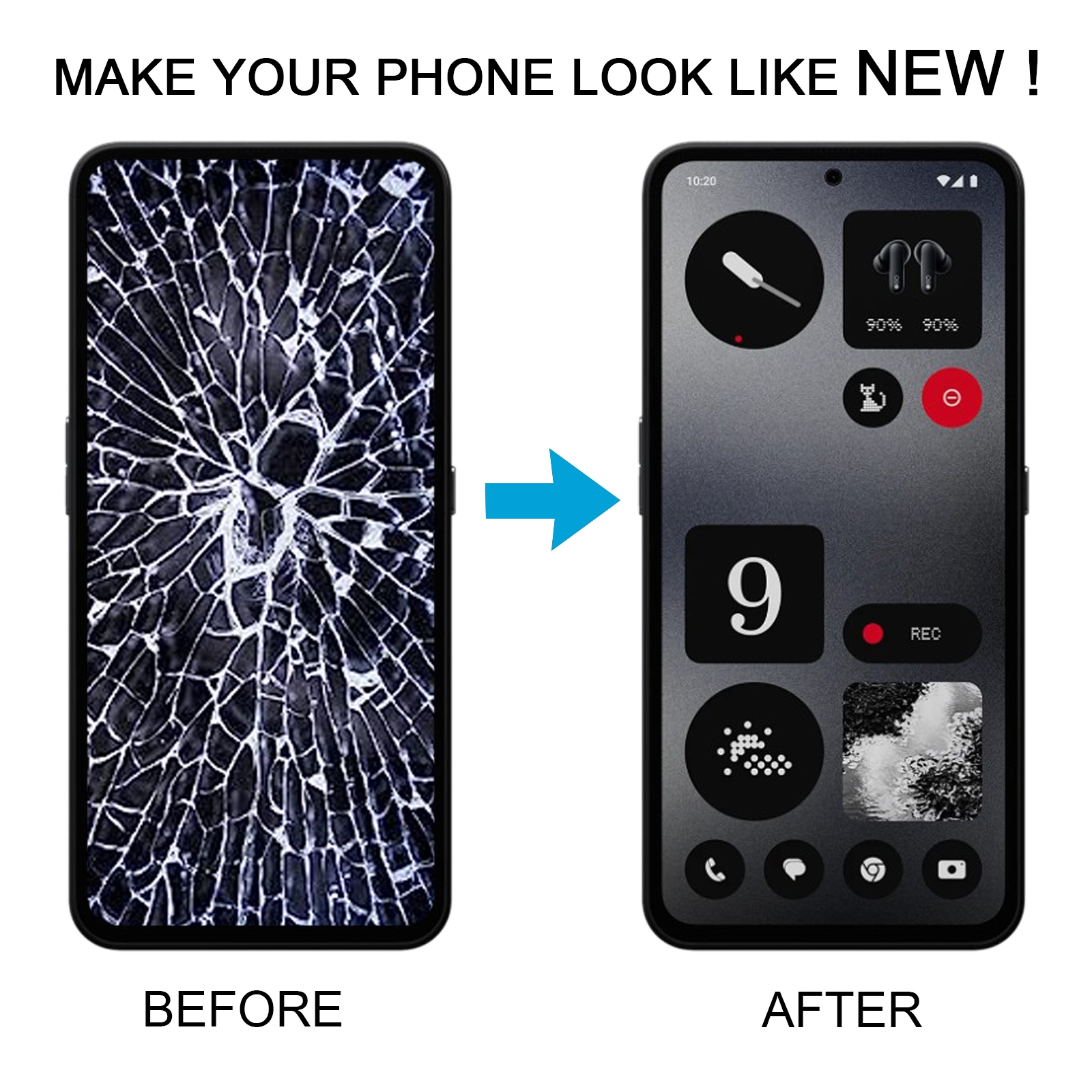 Nothing CMF Phone 1 Black OLED Screen Replacement - Image 5
