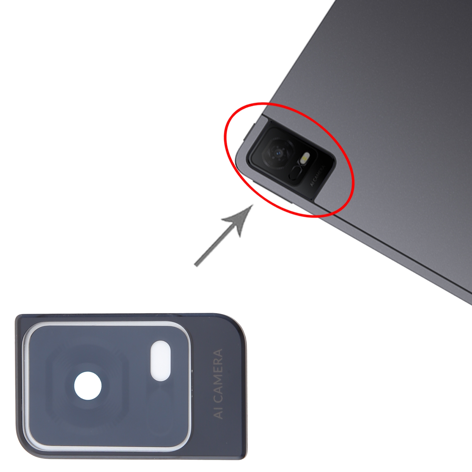 TCL NxtPaper 11 Back Camera Lens Replacement - Image 3