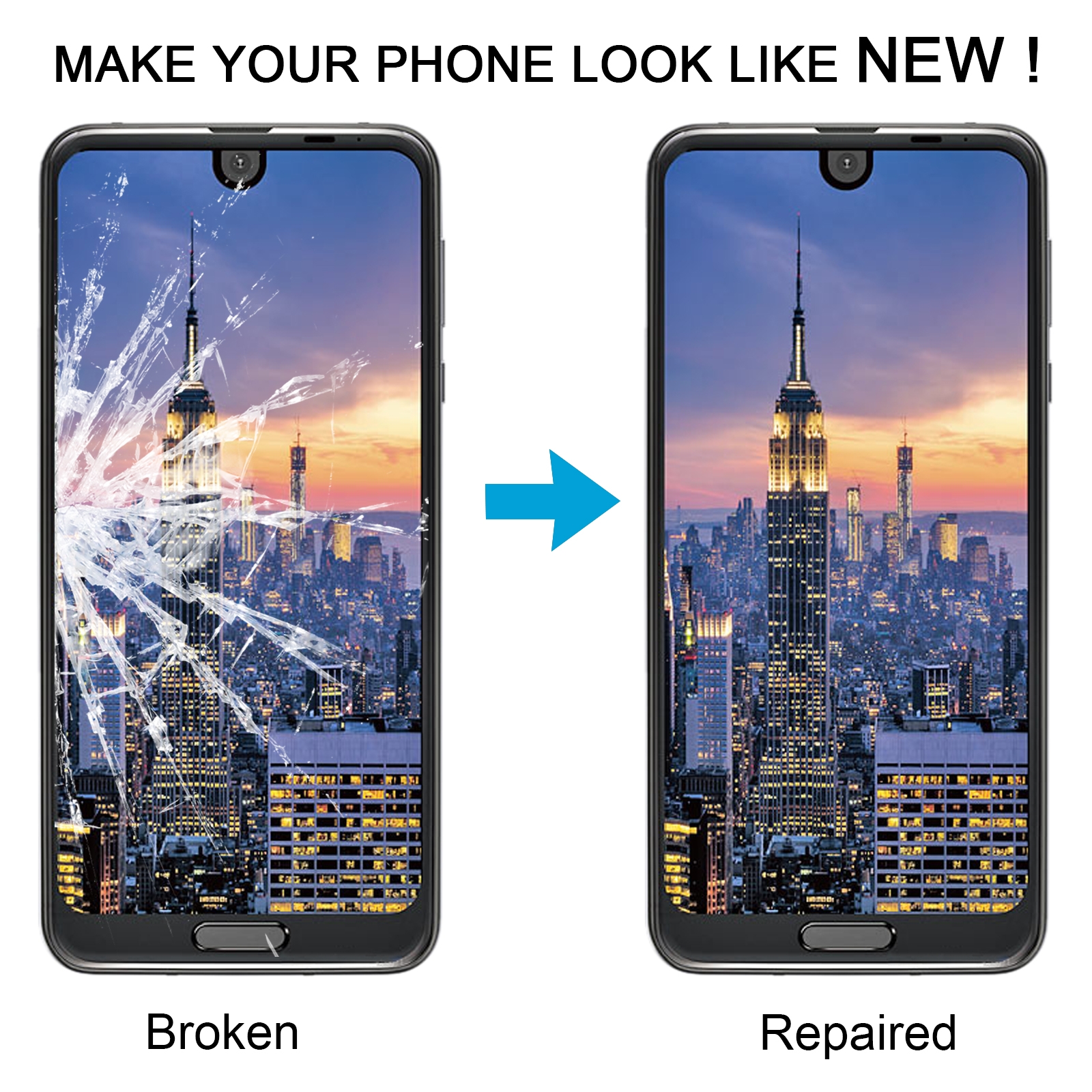 Sharp Aquos R2 Black Touch Panel Replacement - Image 5