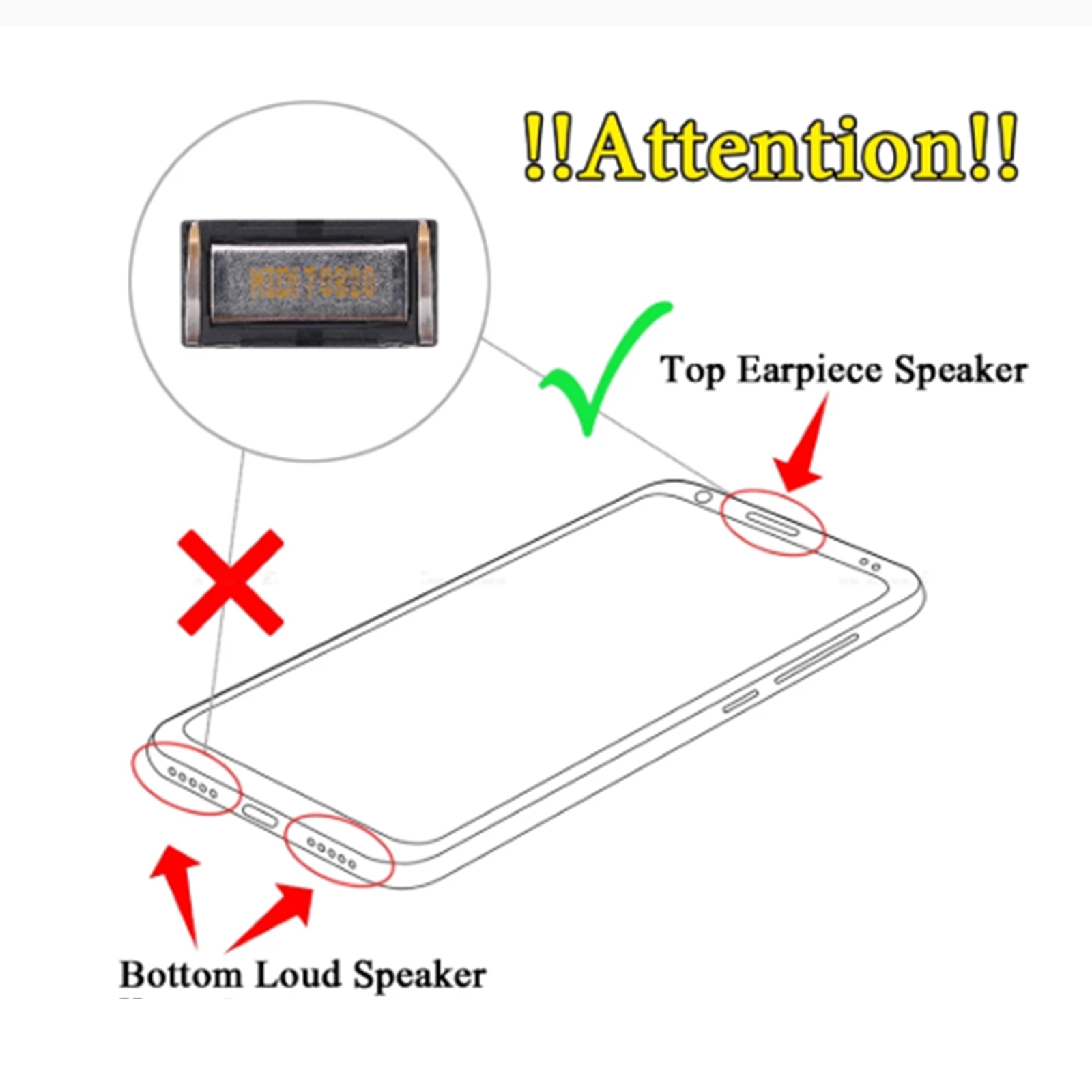 LG X5 2018 Earpiece Speaker Replacement - Image 2