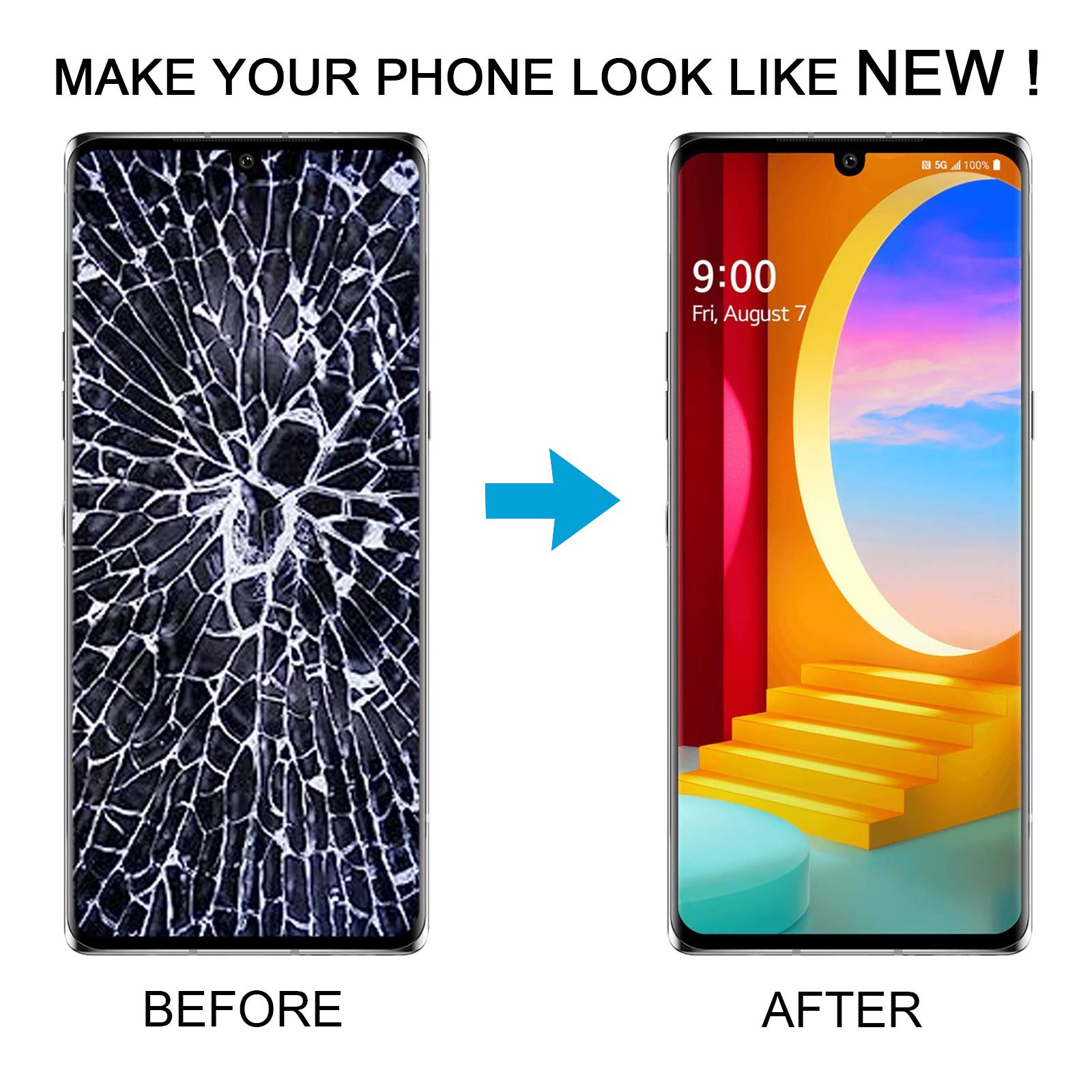 LG Velvet 5G US Version Silver Screen Replacement - Image 5