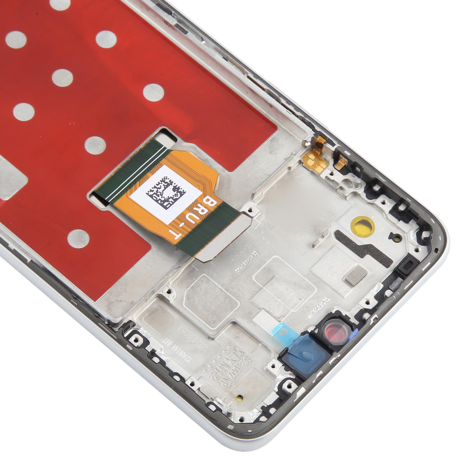 Honor X60 Silver LCD Screen Digitizer Assembly Replacement - Image 4