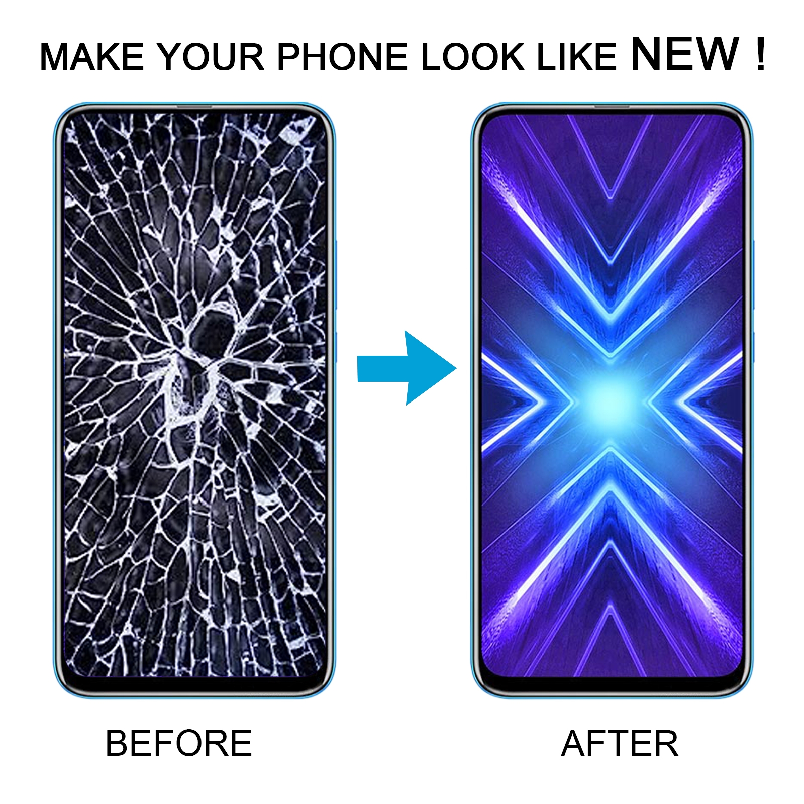 Honor 9X Green Screen Replacement with Frame - Image 5