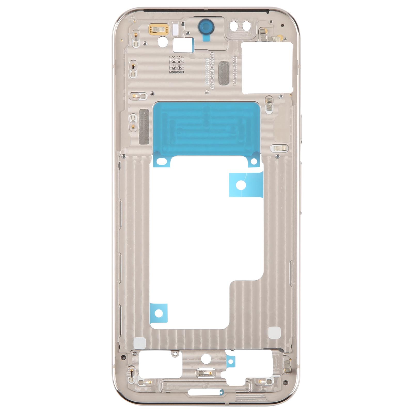 Google Pixel 9 Pro XL gold middle frame